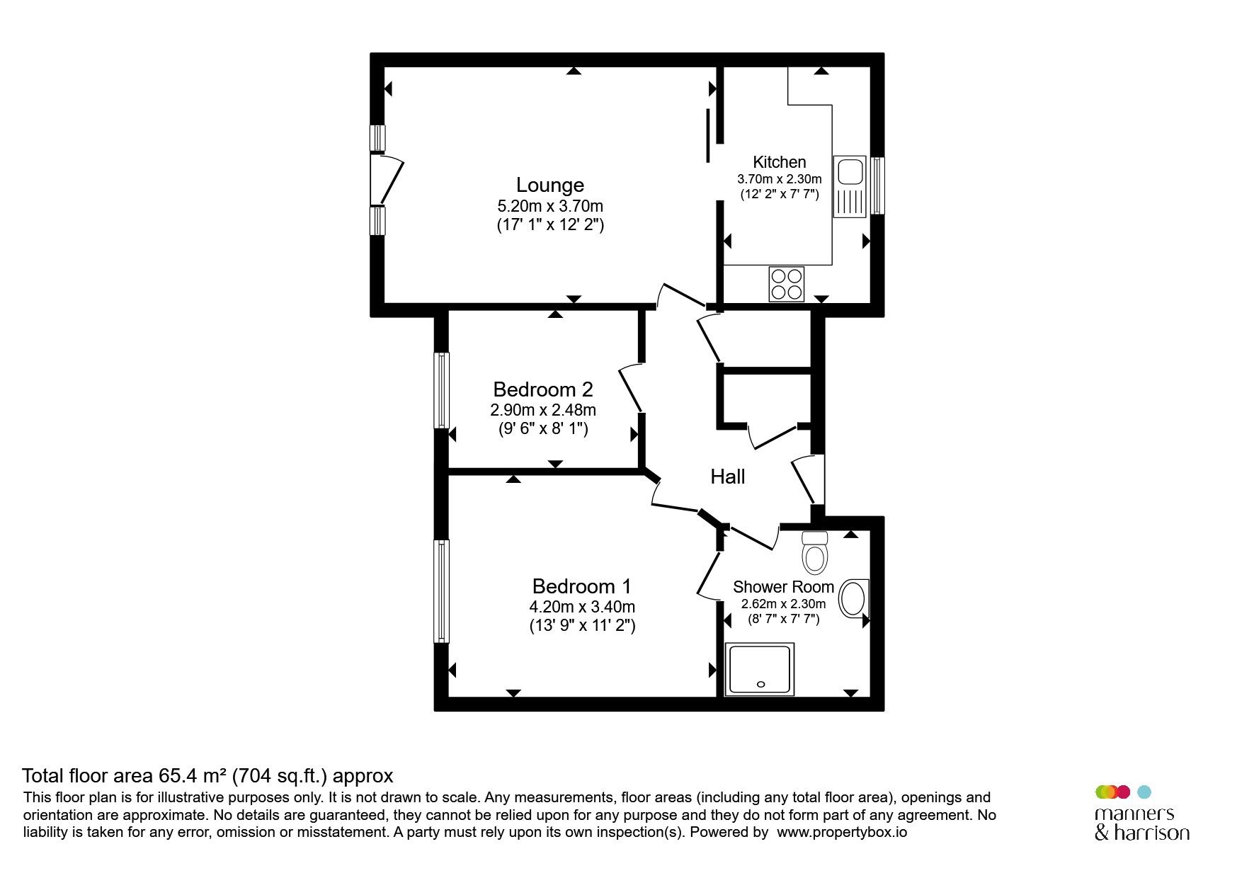 221, Hartfields, Hartlepool floorplan