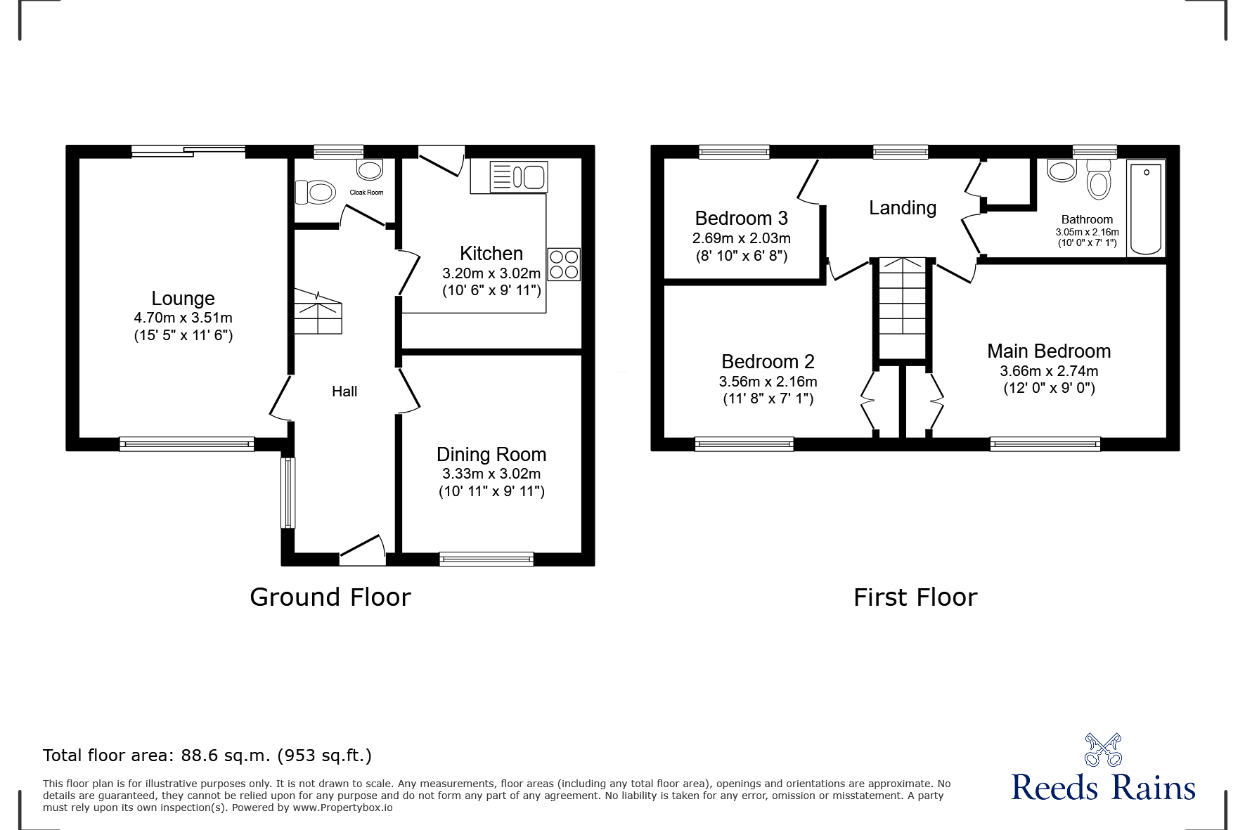 50, Broadoak Road, Bristol floorplan