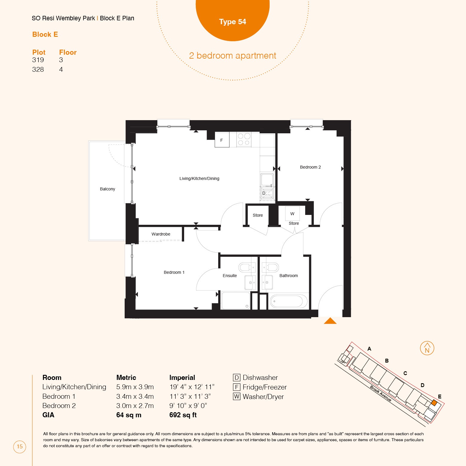 Wembley, Wembley floorplan