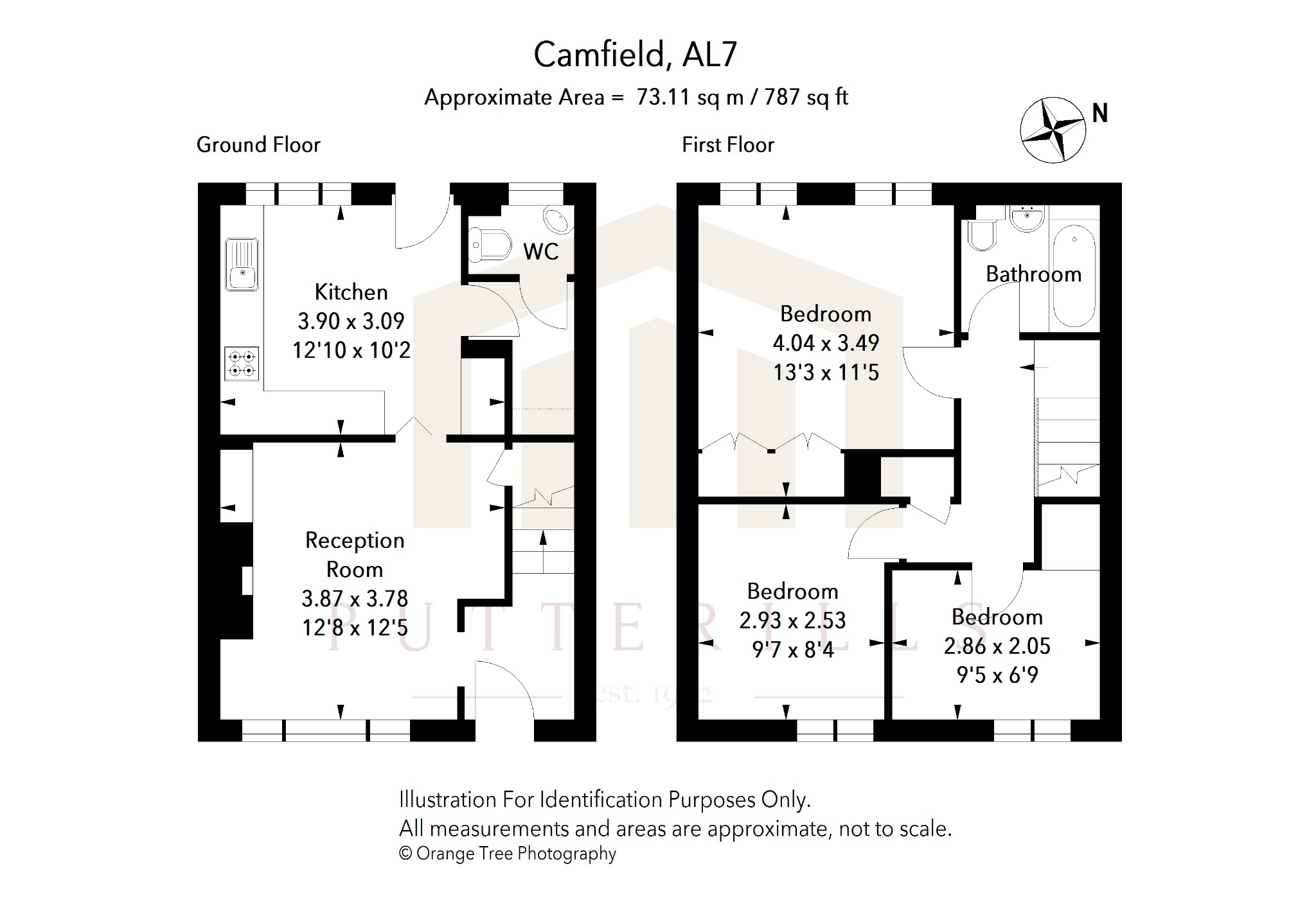 5, Camfield, Welwyn Garden City floorplan