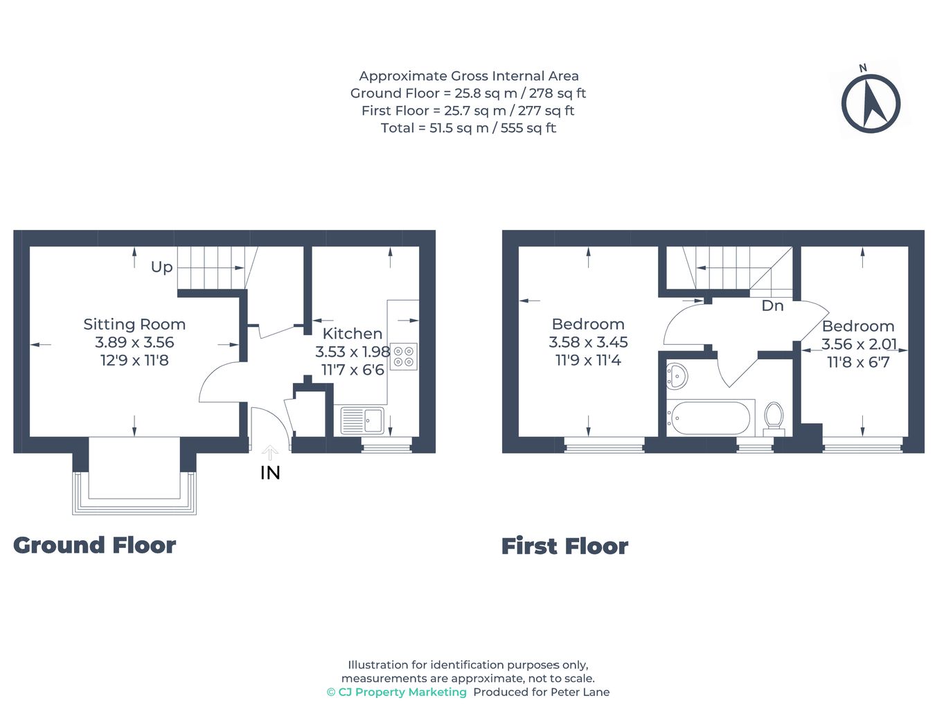26, Muntjac Close, St Neots floorplan