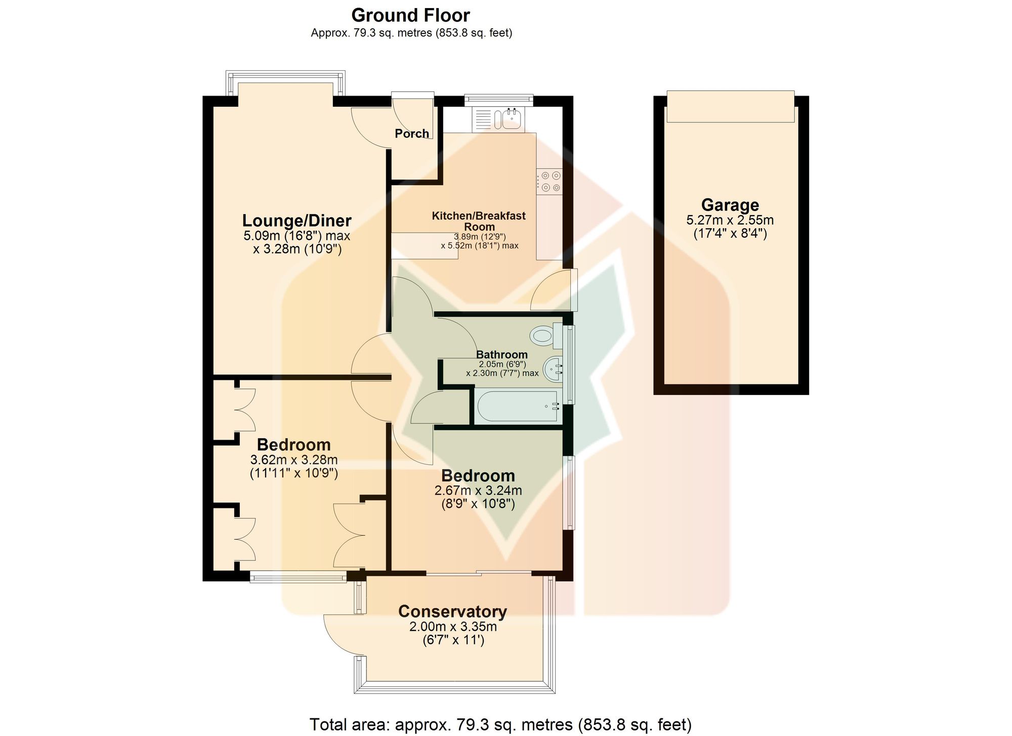 136 Valley View Drive, Scunthorpe floorplan