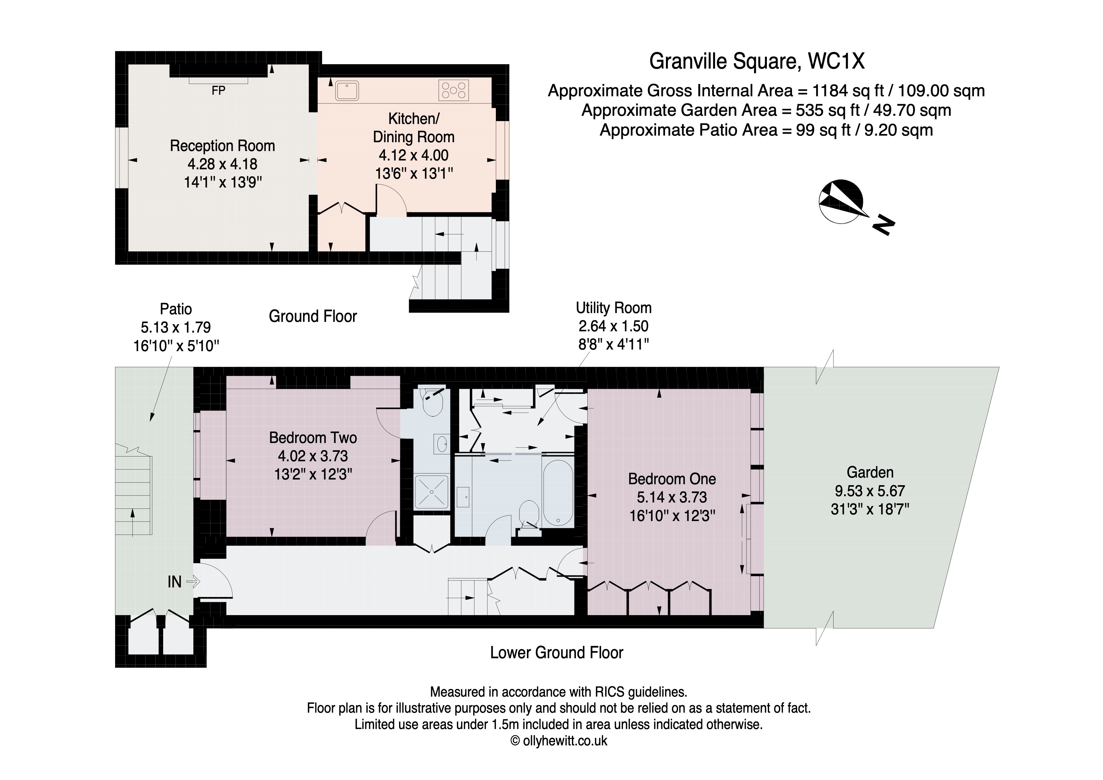 40a, Granville Square, London floorplan