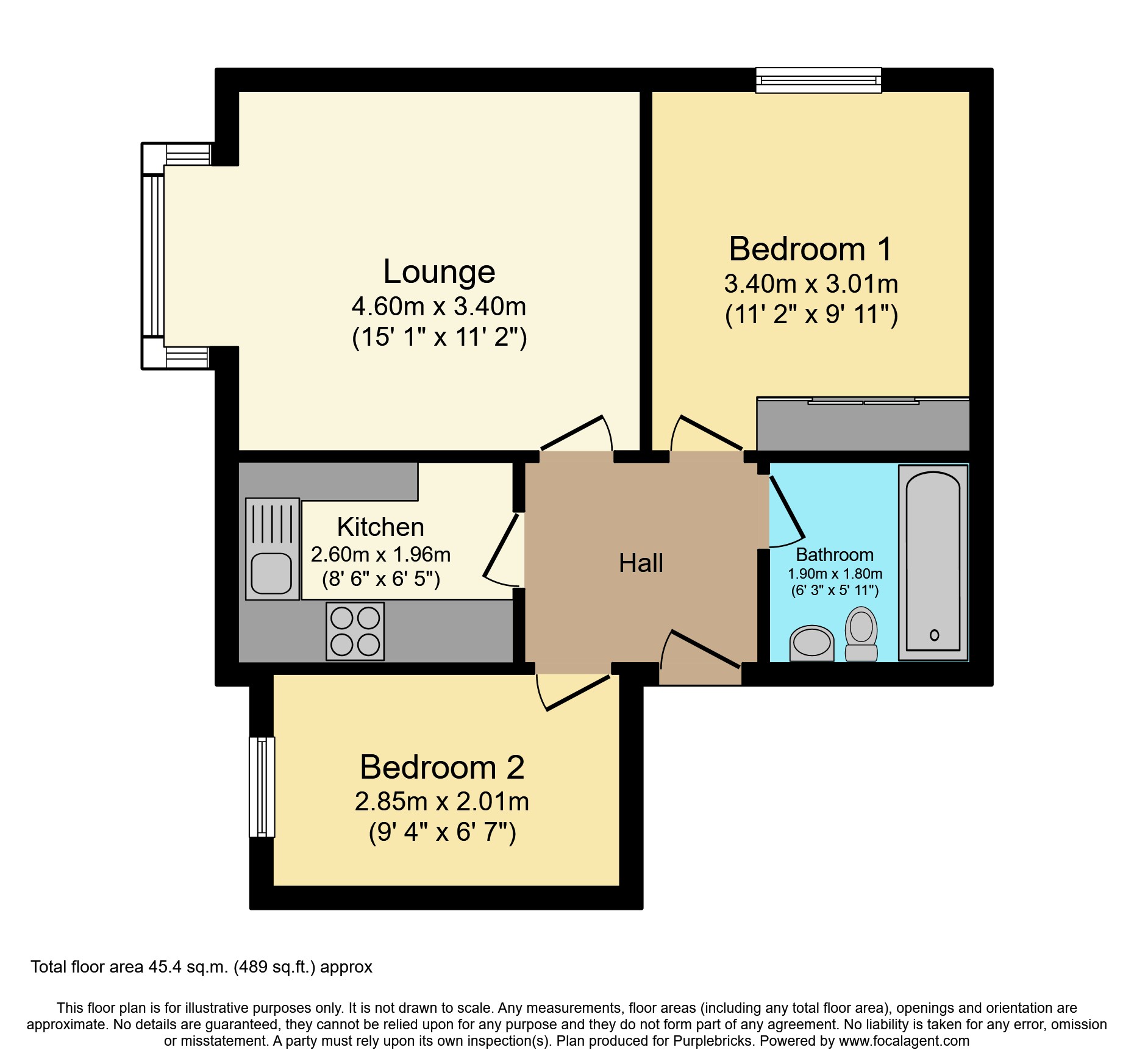178 Hurst Grove, Bedford MK40, 2 bedroom flat for sale 61929564