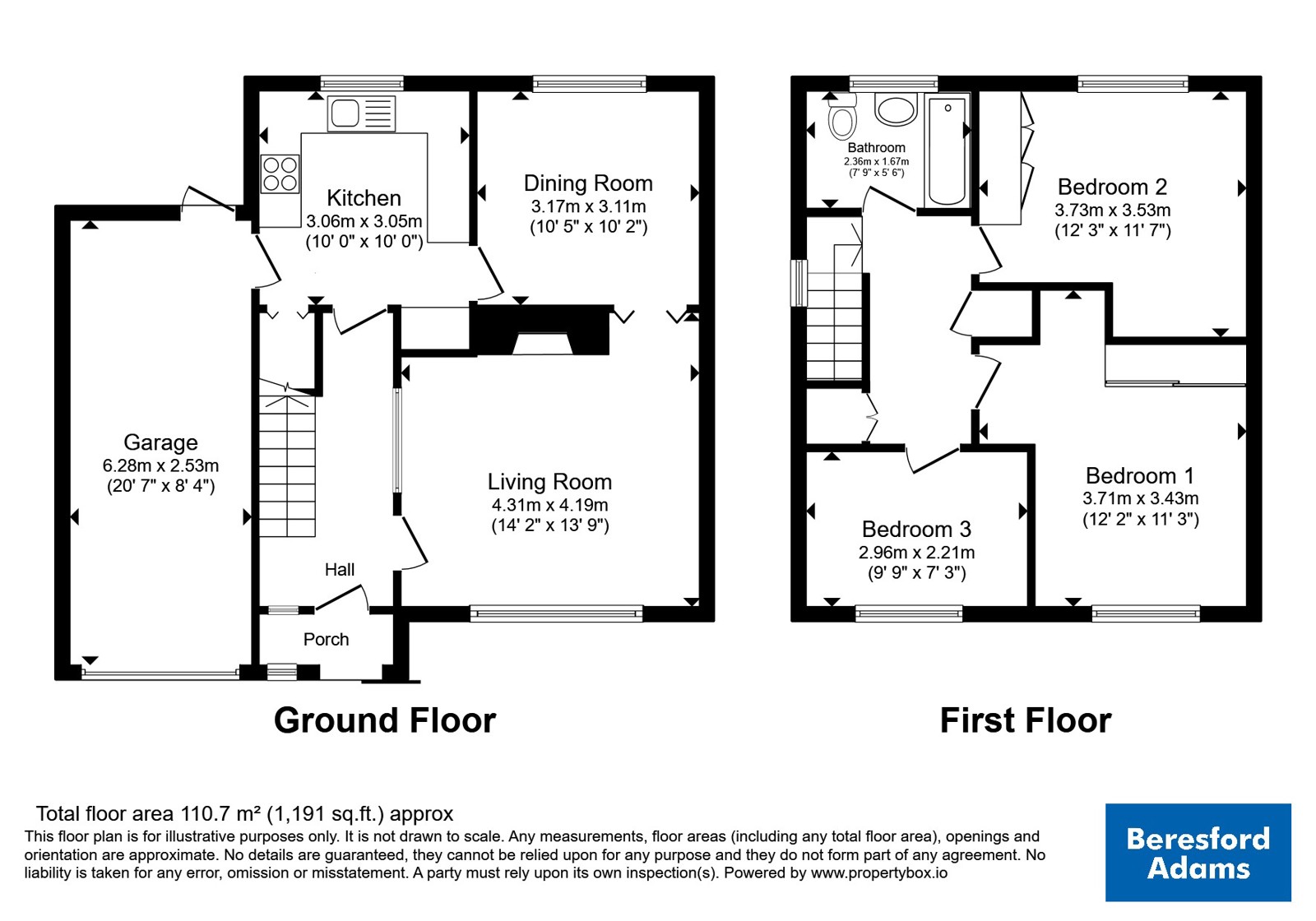 48, Pont Adam Crescent, Wrexham floorplan