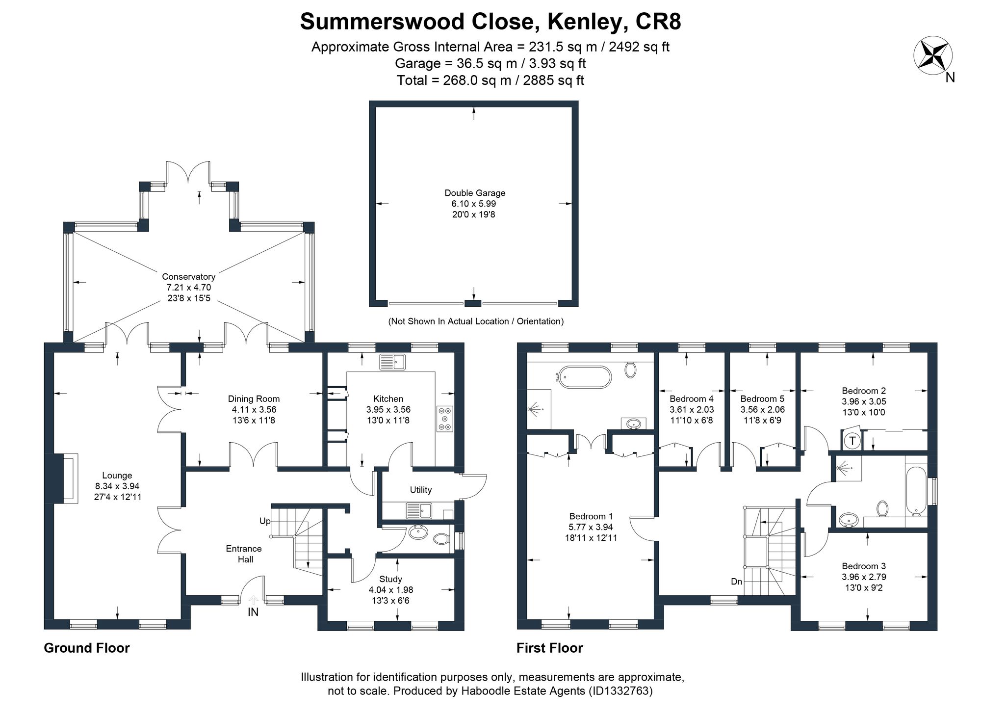 5 Summerswood Close, Kenley floorplan