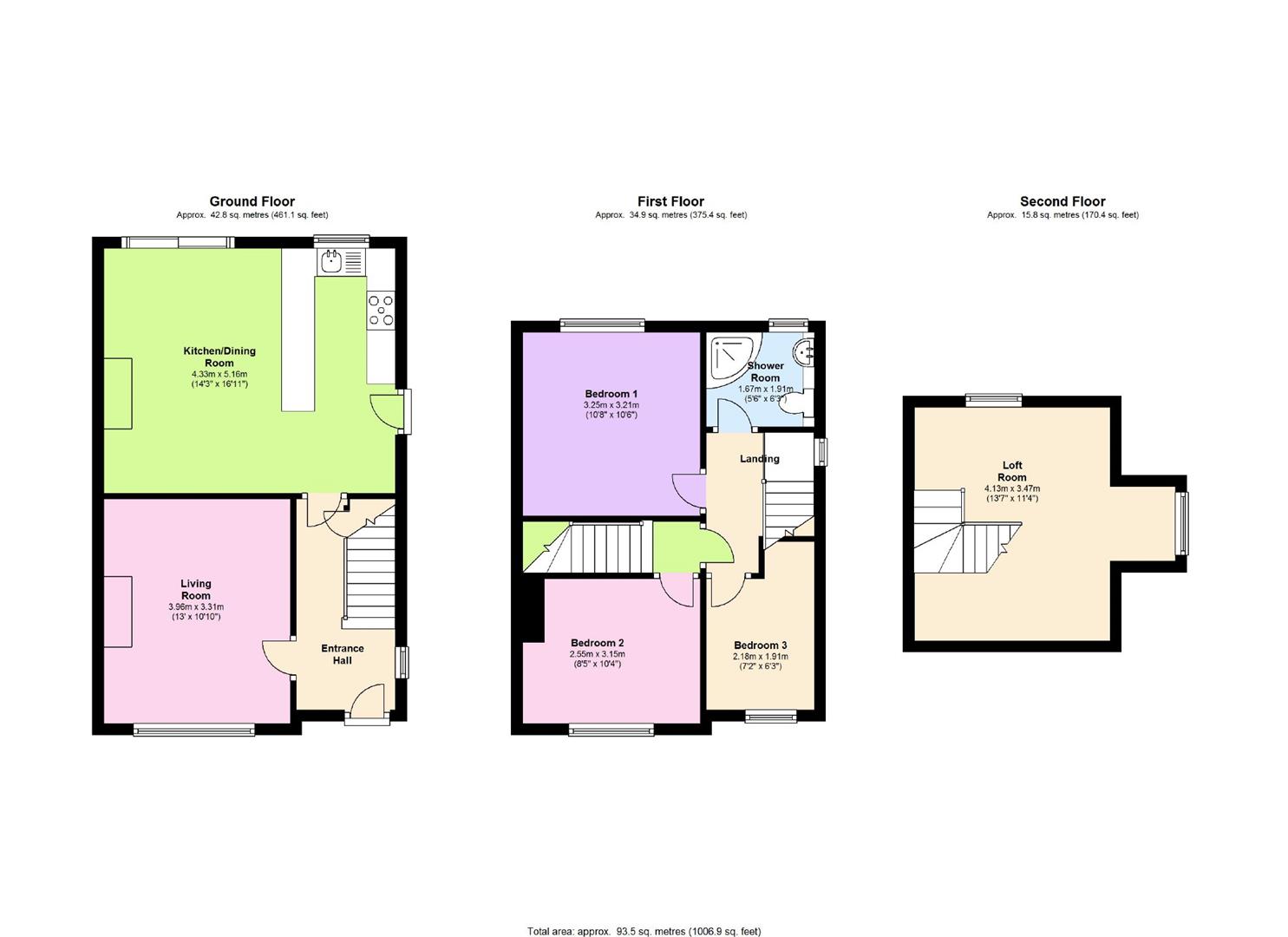 3 Bedrooms Semi-detached house for sale in Mapperley Lane, West Hallam, Ilkeston DE7