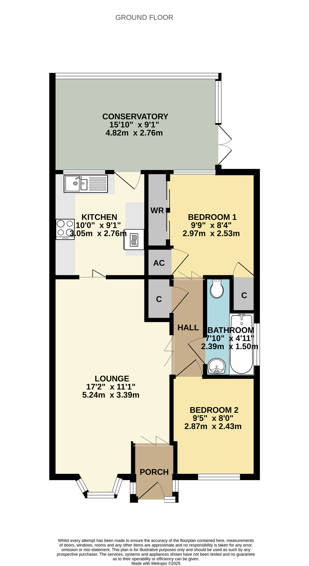 2 Russet Way, Yeovil floorplan