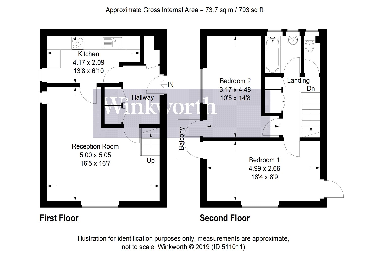 2 Bedrooms Flat for sale in Watling Court, High Street, Elstree, Borehamwood WD6
