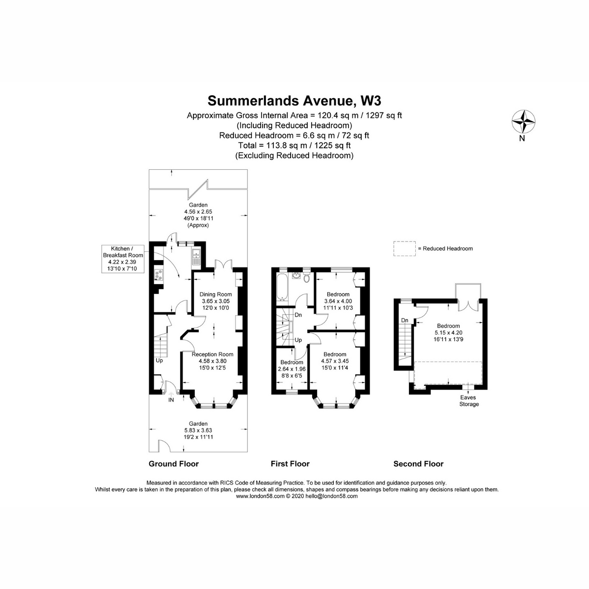 25, Summerlands Avenue, London floorplan