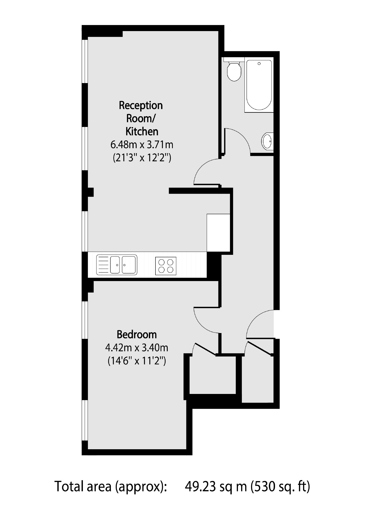 Flat 20, Tamar House, 12, Tavistock Place, London floorplan