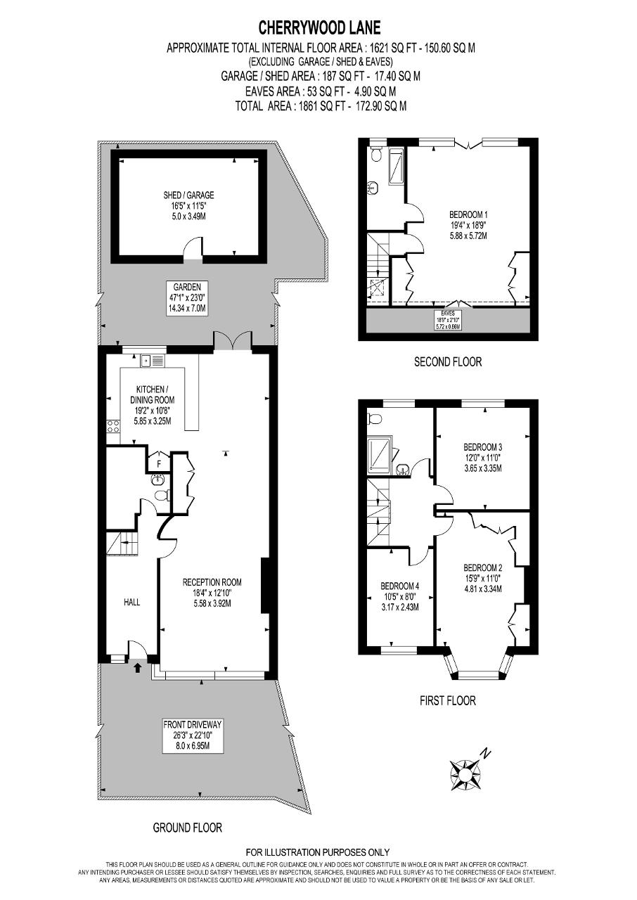 57, Cherrywood Lane, Morden floorplan