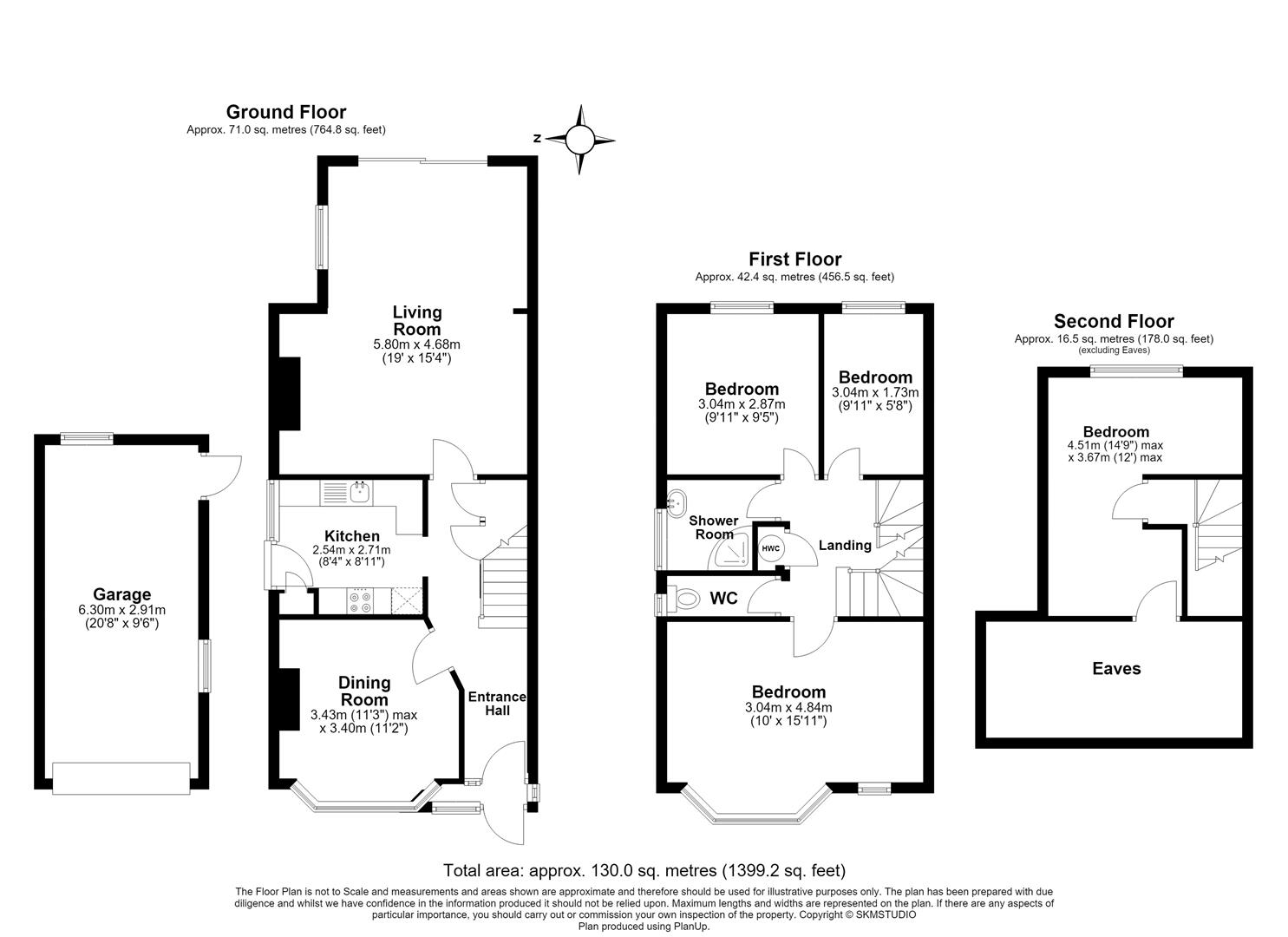 19, Bateman Road, Croxley Green floorplan