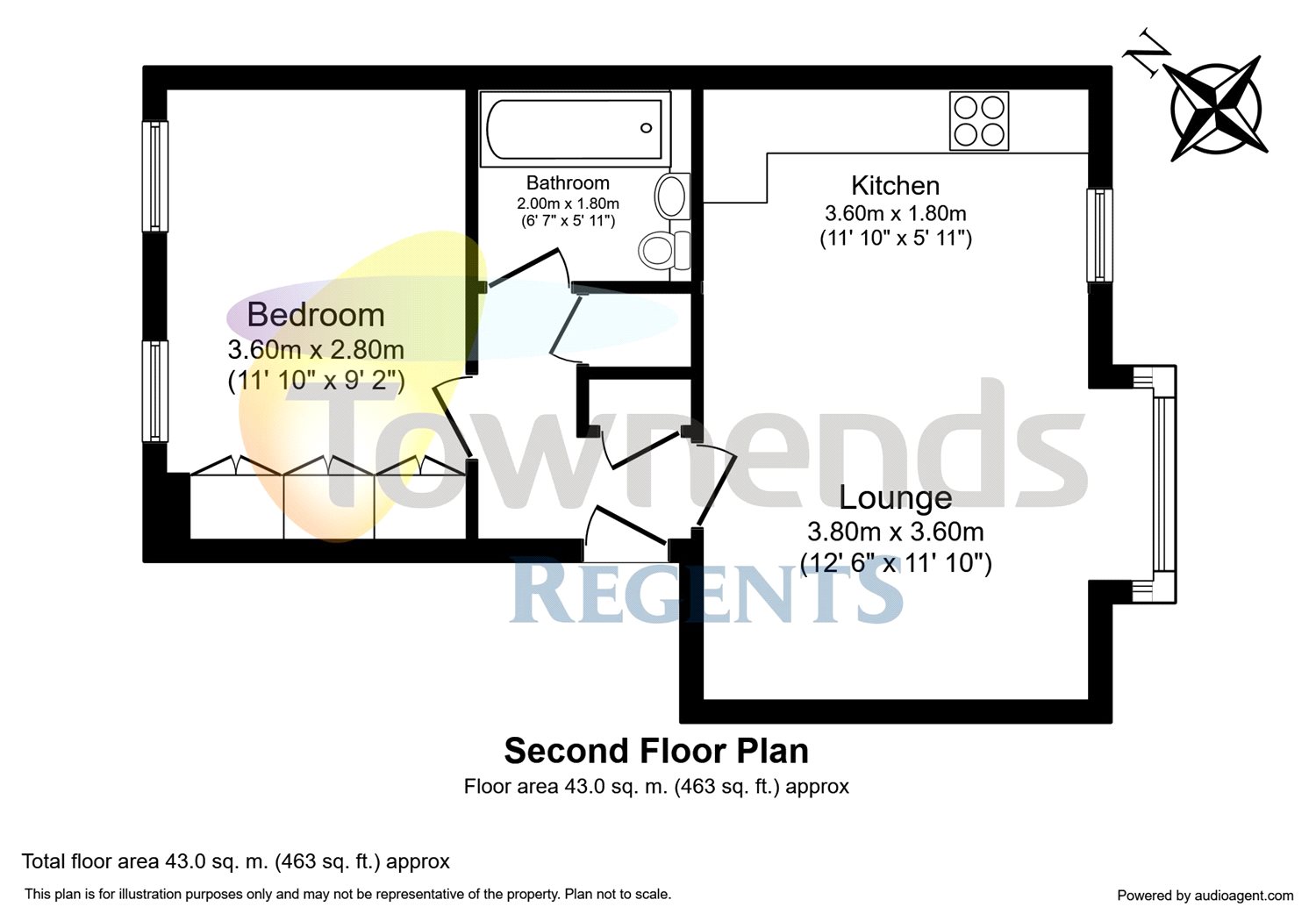 1 Bedrooms Flat for sale in Dutch Barn Close, Stanwell, Staines-Upon-Thames, Surrey TW19