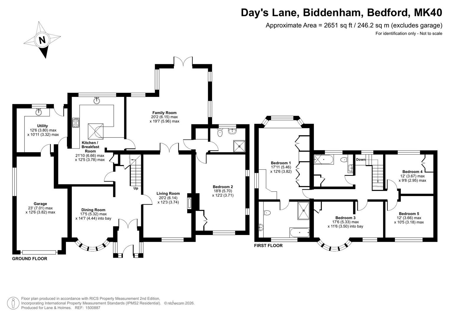 20, Day's Lane, Bedford floorplan