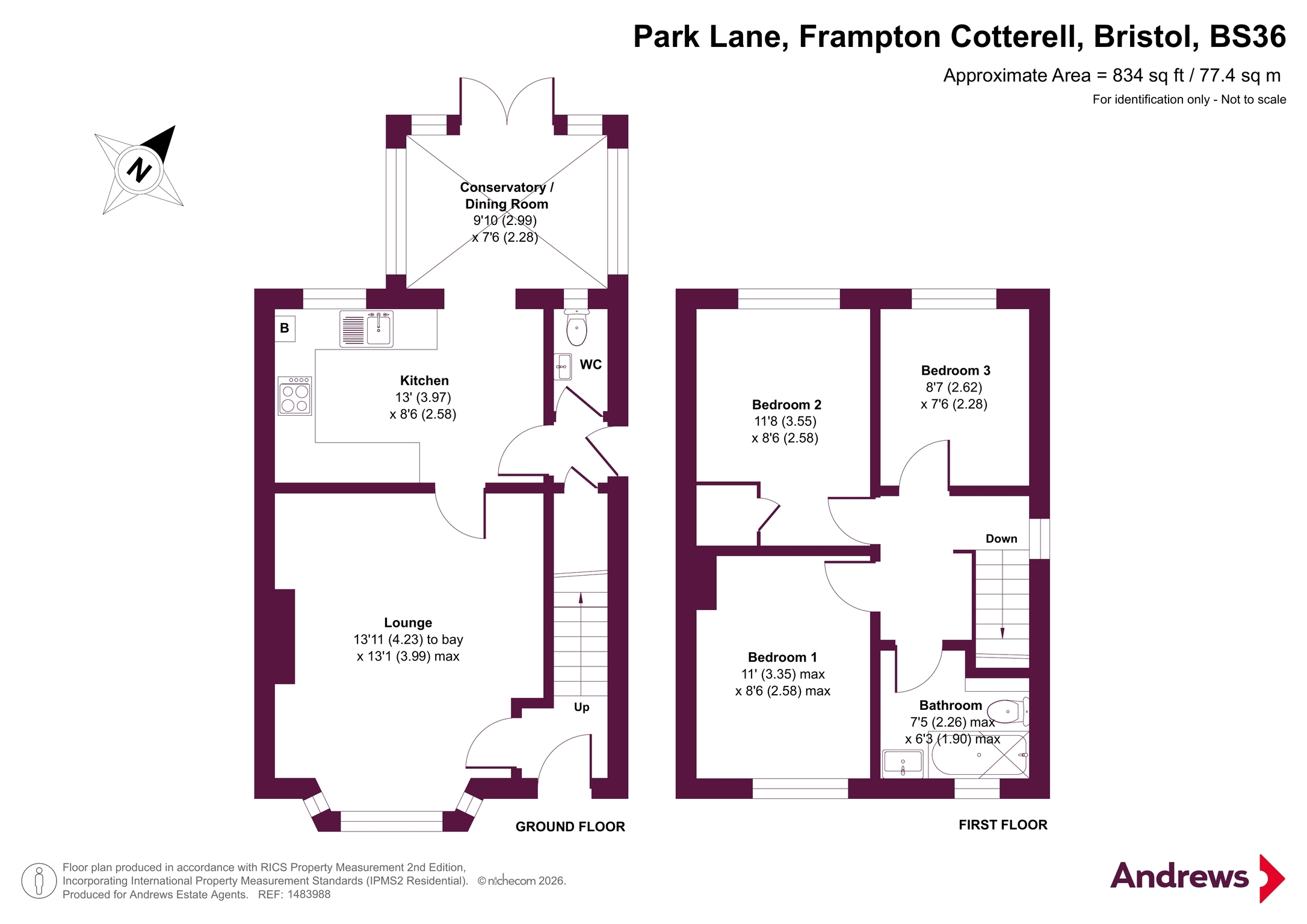 89, Park Lane, Bristol floorplan