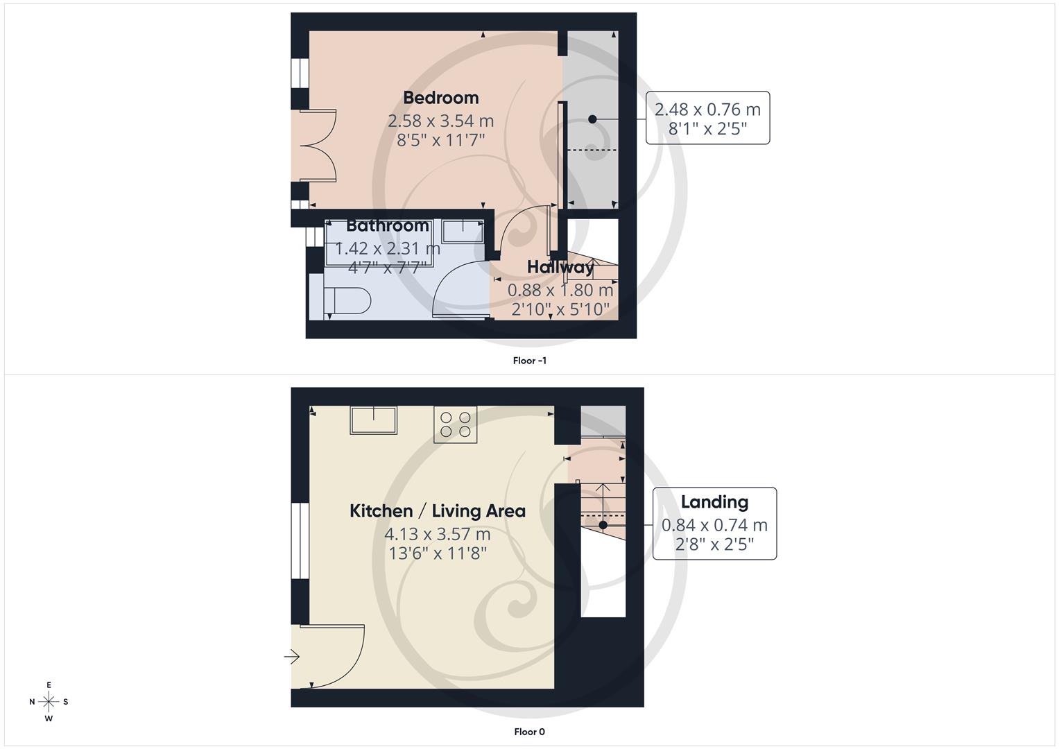 2A, Back Highthorne Street, Leeds floorplan