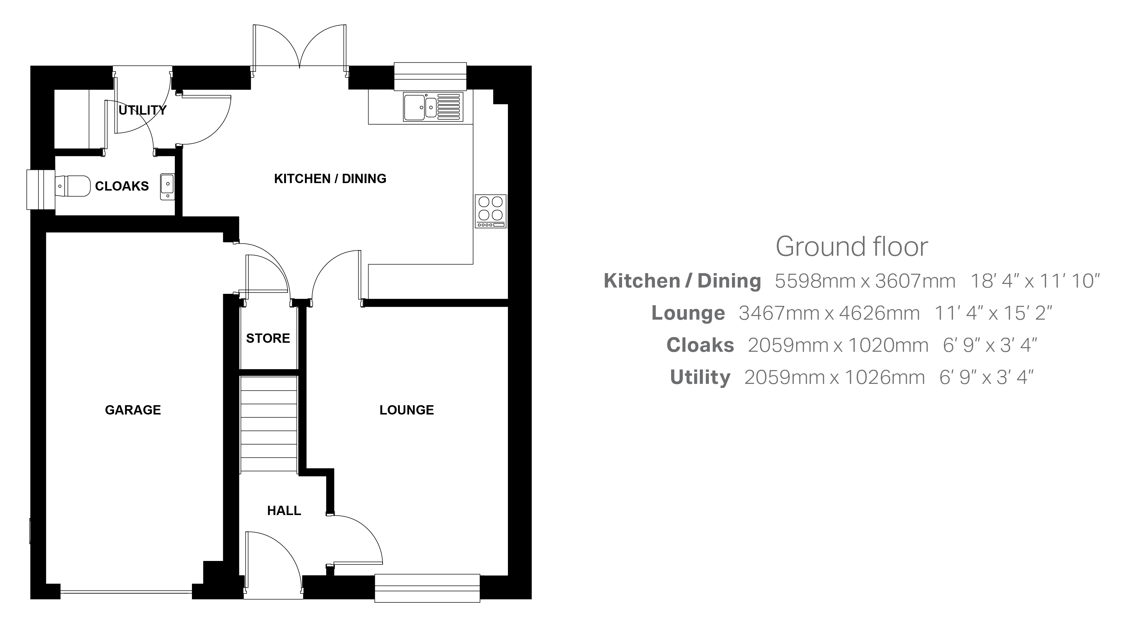 Plot 60, The Elmwood, Duntarvie Castle Road, Winchburgh floorplan