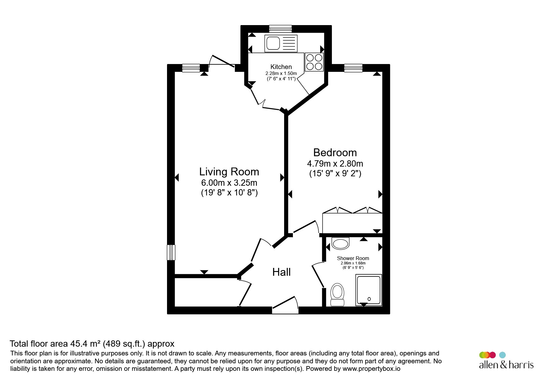 3, 4, Strawhill Road, Glasgow floorplan
