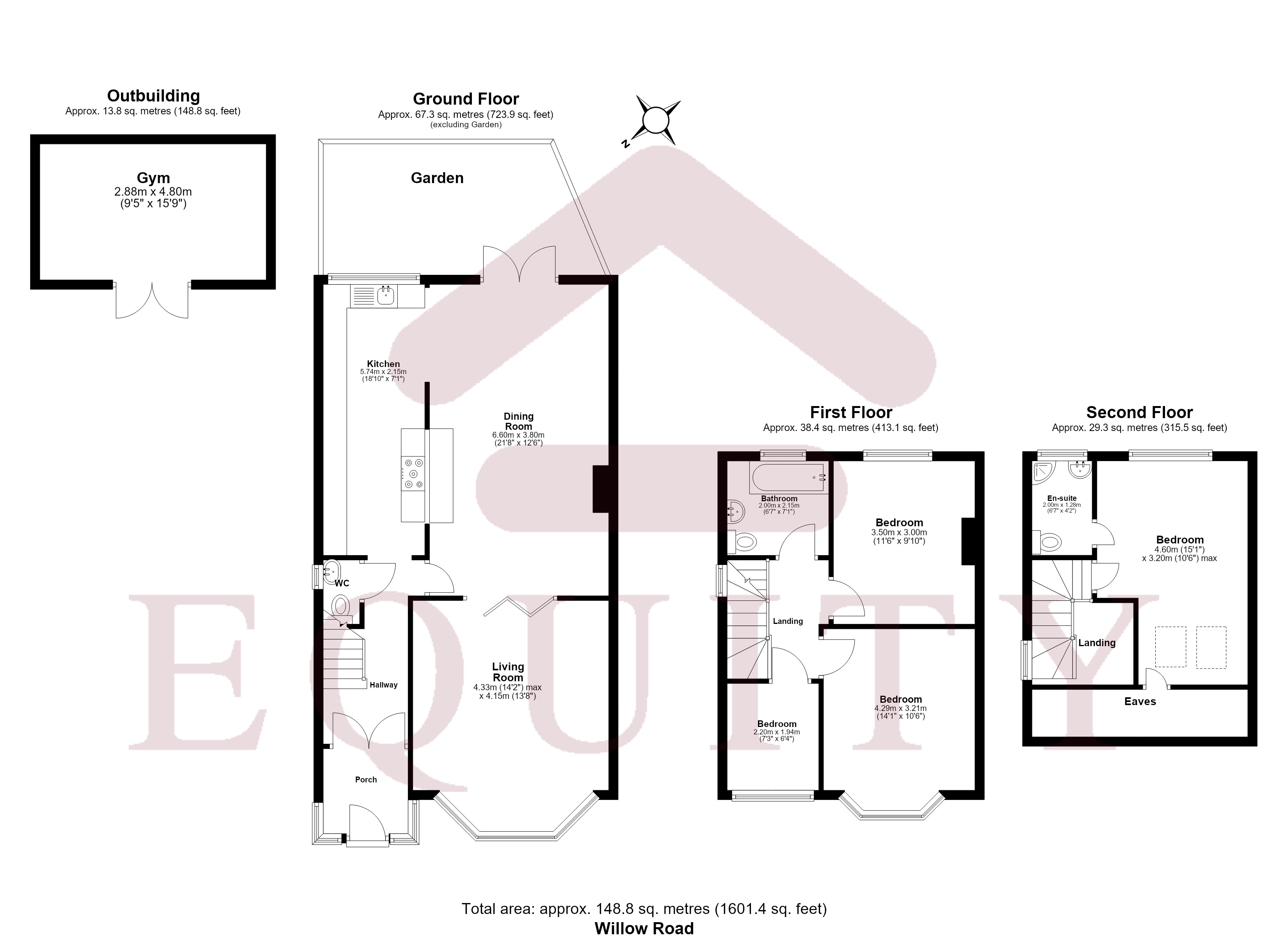 Willow Road, Enfield floorplan