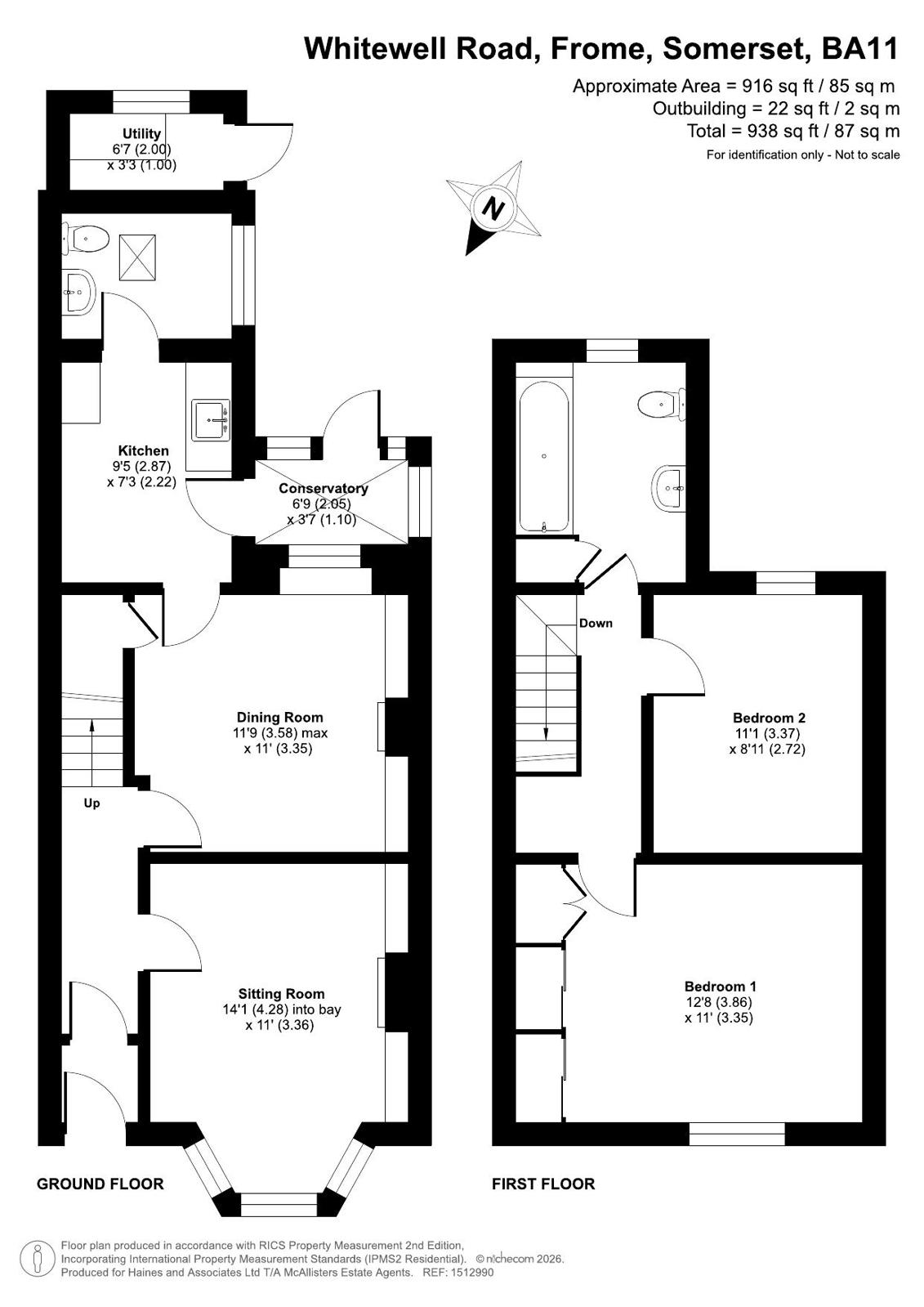 37, Whitewell Road, Somerset floorplan