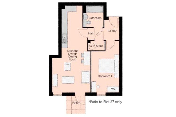 Flat 6, Tilehurst floorplan
