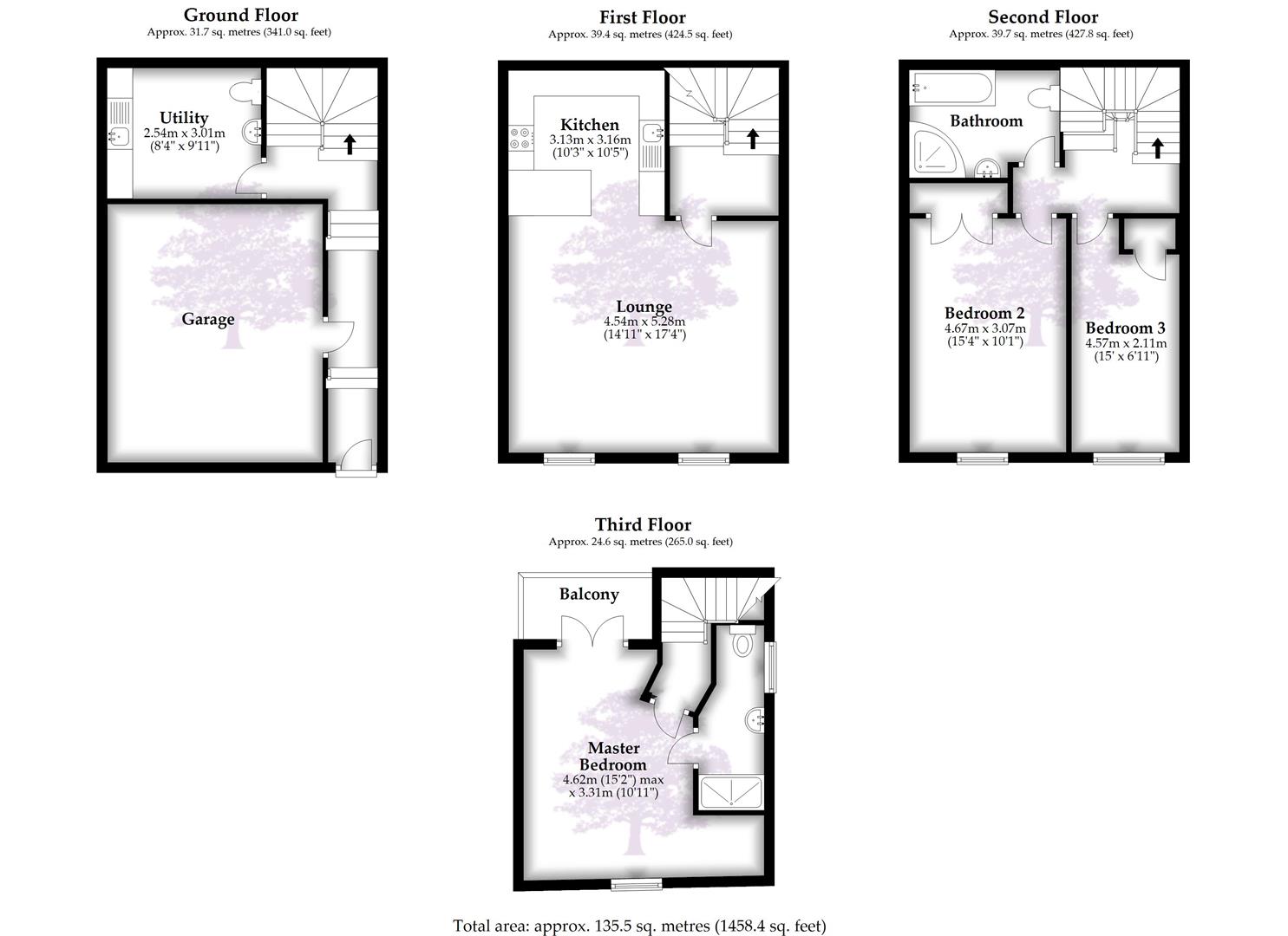 March House, Back Lane, Pill floorplan