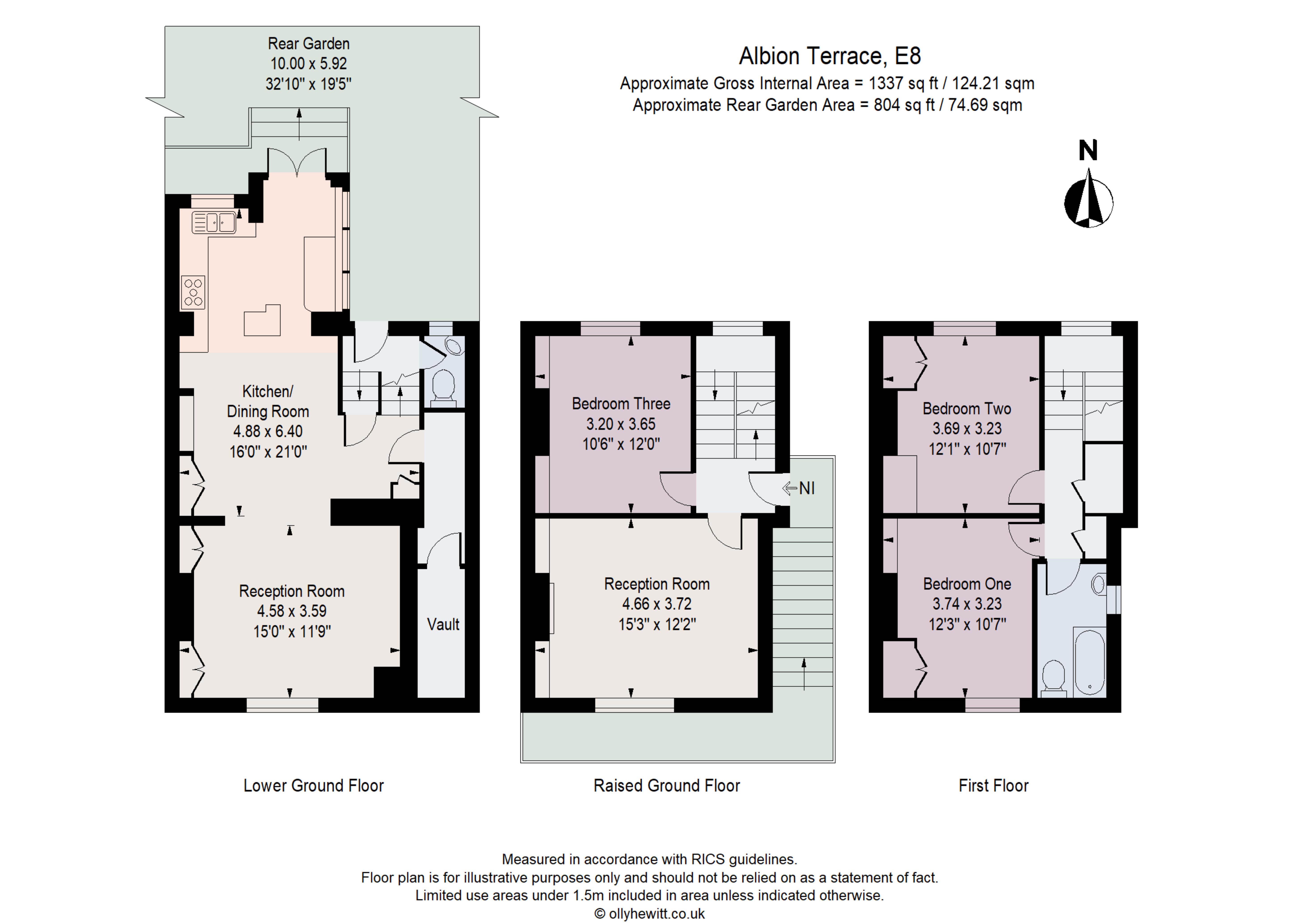 13, Albion Terrace, London floorplan