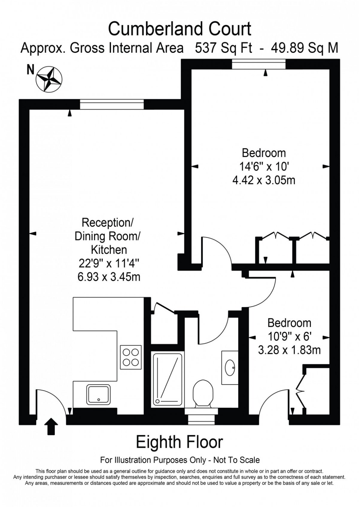 Flat 31, Cumberland Court, Great Cumberland Place, London floorplan