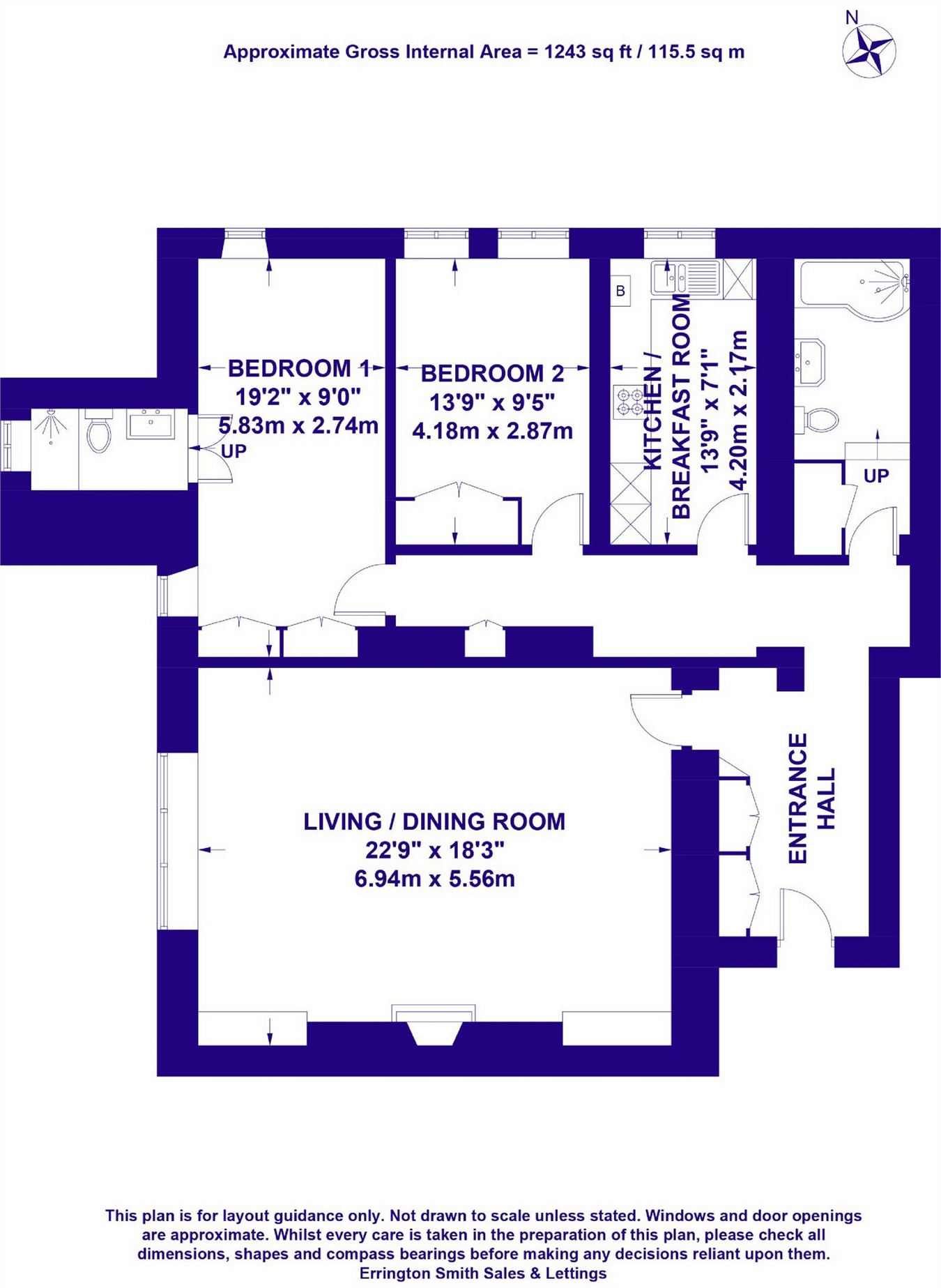 2 Bedrooms Flat for sale in Suffolk Square, Cheltenham, Gloucestershire GL50
