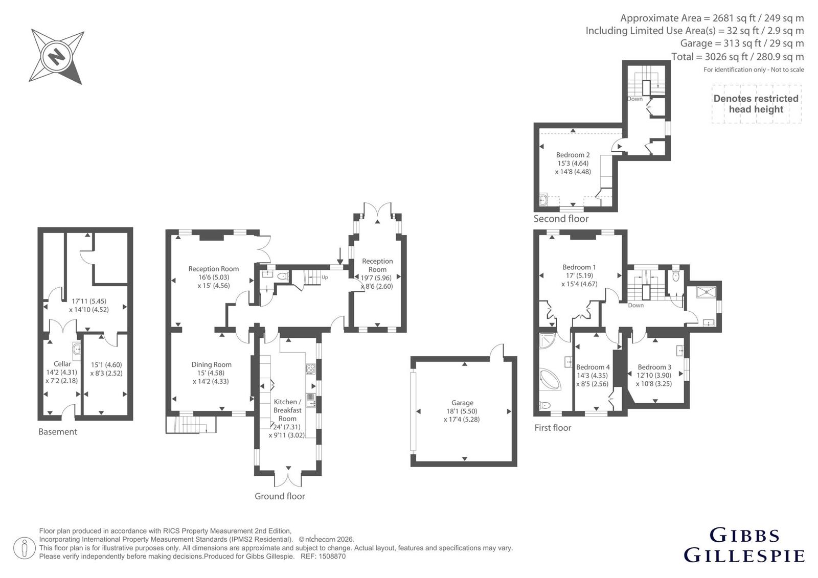 26, Gordon Avenue, Stanmore floorplan