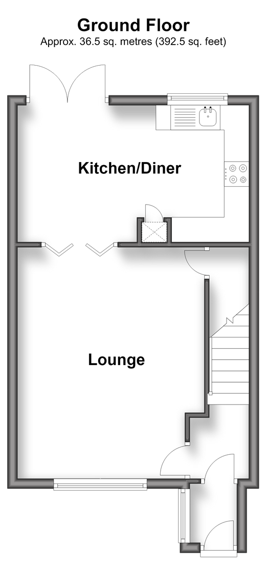 Coniston Drive Aylesham, Canterbury floorplan