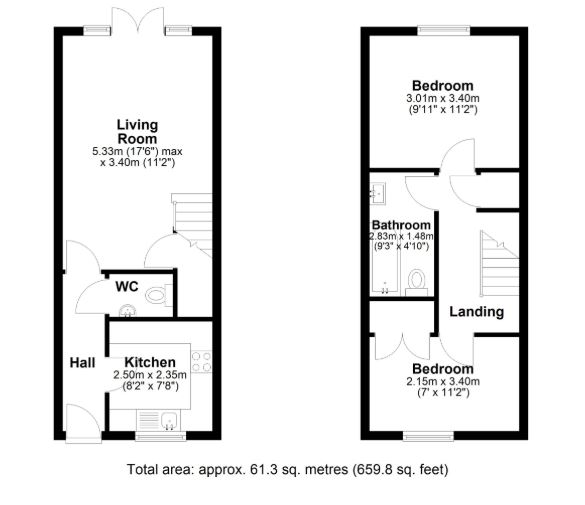 39, Thaxted Road, Saffron Walden floorplan