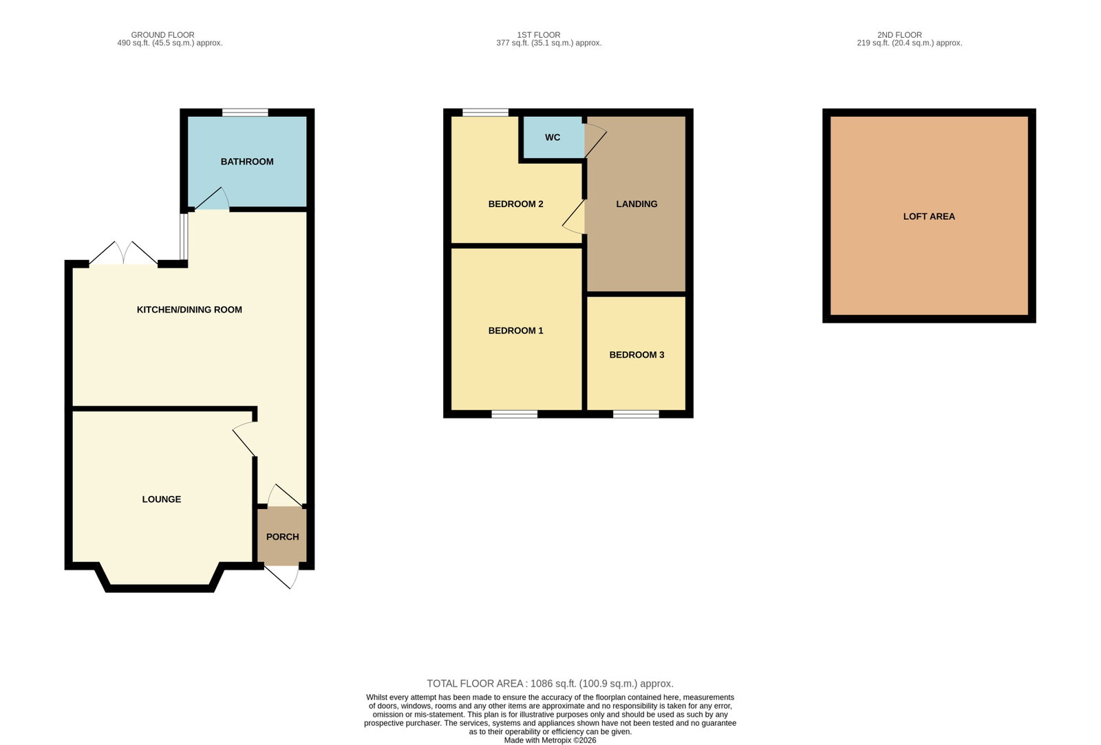 23, Salem Road, Port Talbot floorplan