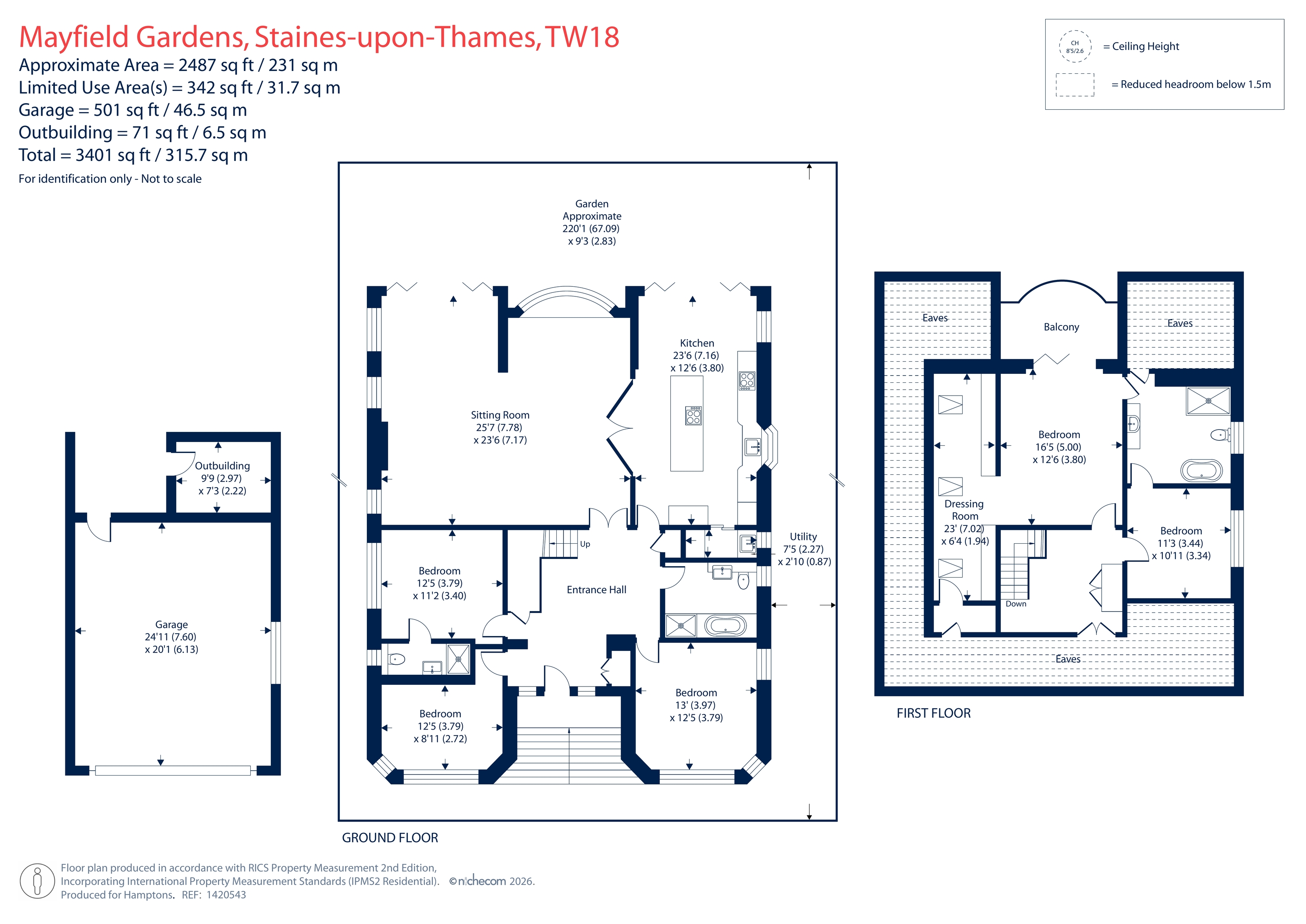 25, Mayfield Gardens, Staines-Upon-Thames floorplan