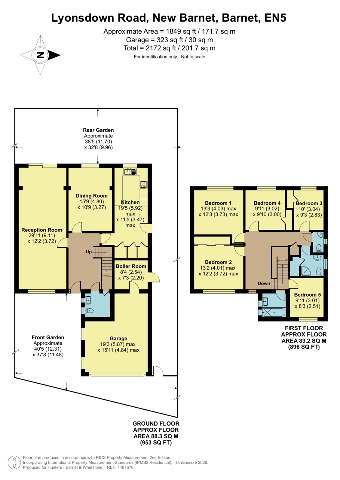 20, Lyonsdown Road, Barnet floorplan