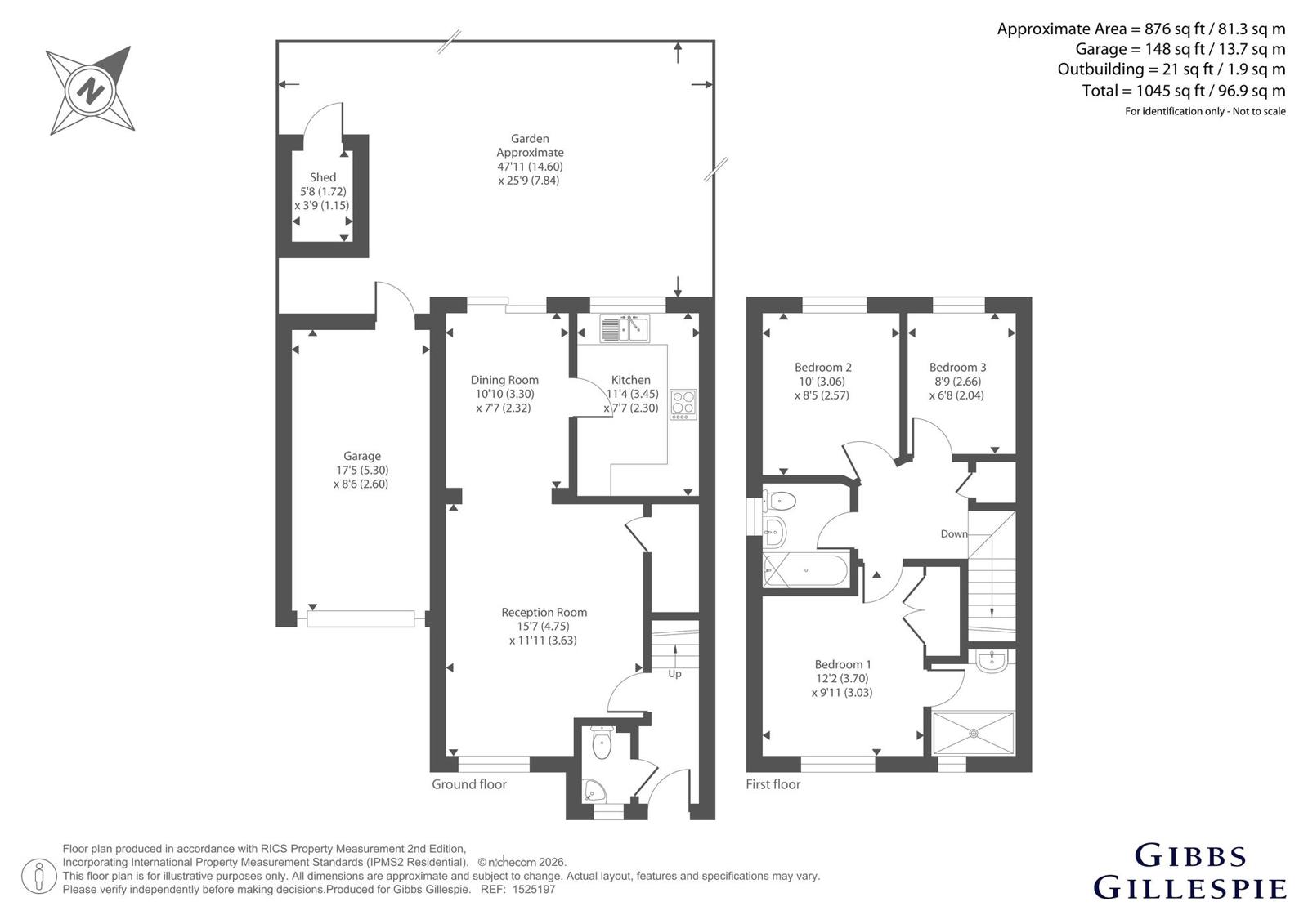 8, Brookside Road, Hertfordshire floorplan