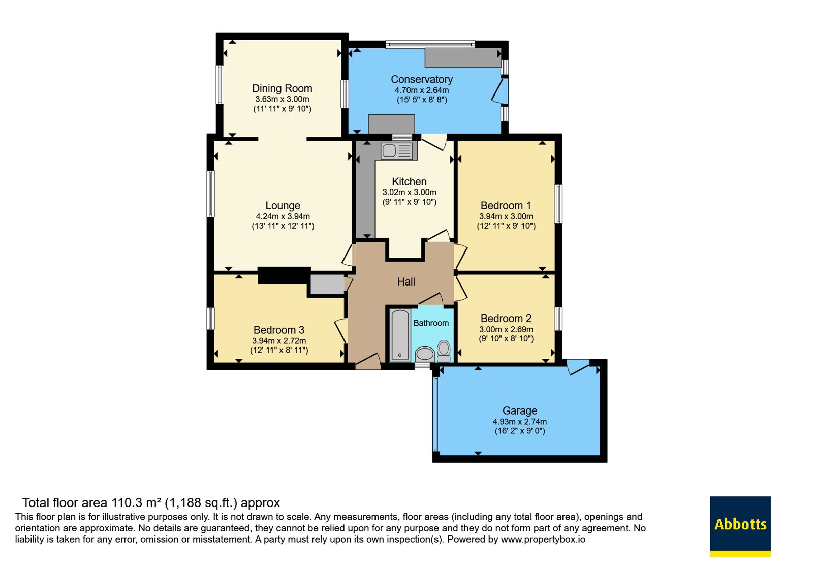 170, High Road, Cambridgeshire floorplan