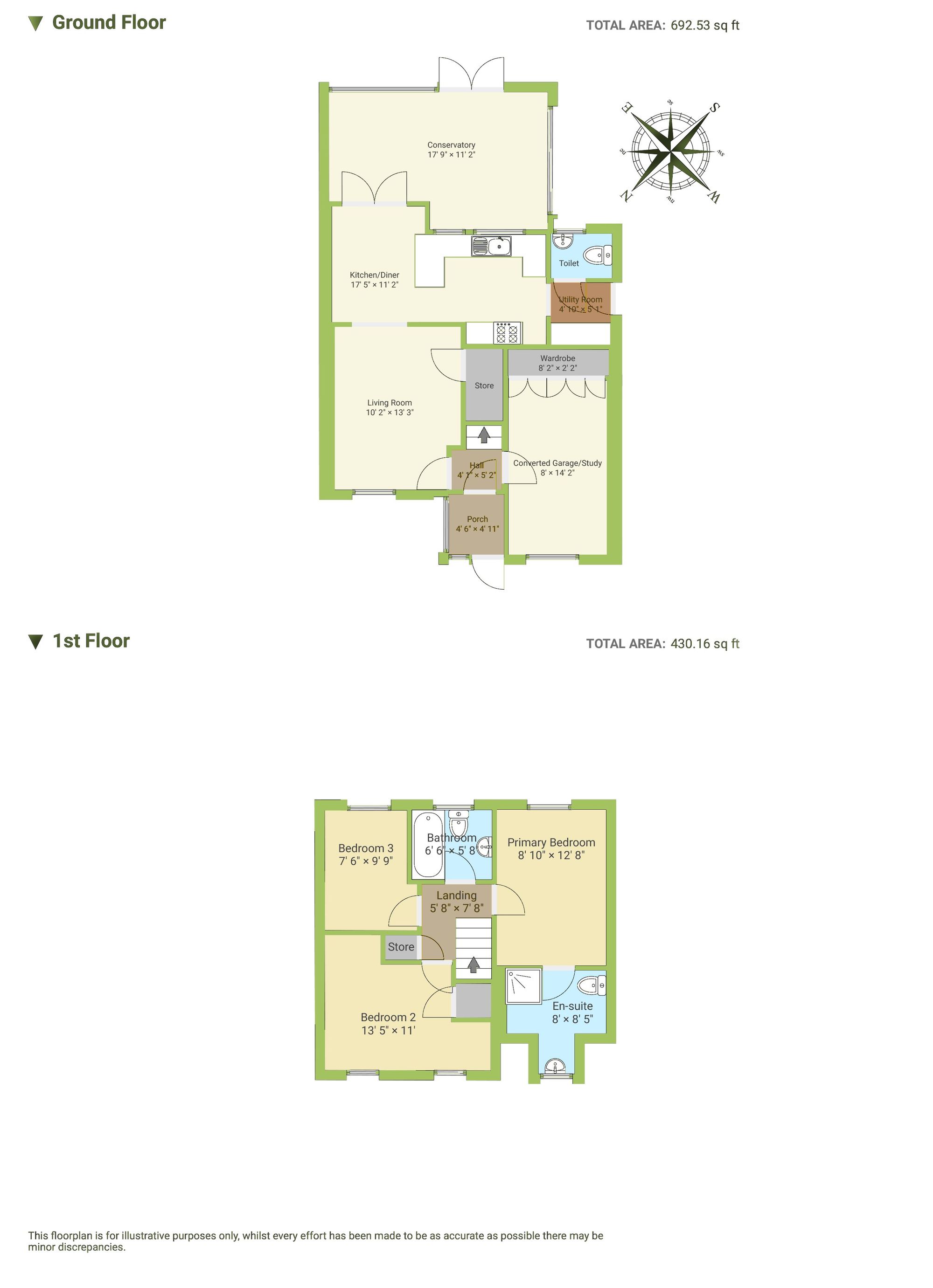 7 Limetree Close, Pontypridd floorplan