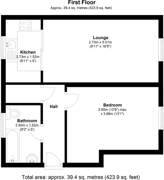 1 Bedrooms Flat to rent in Thames Circle, London E14