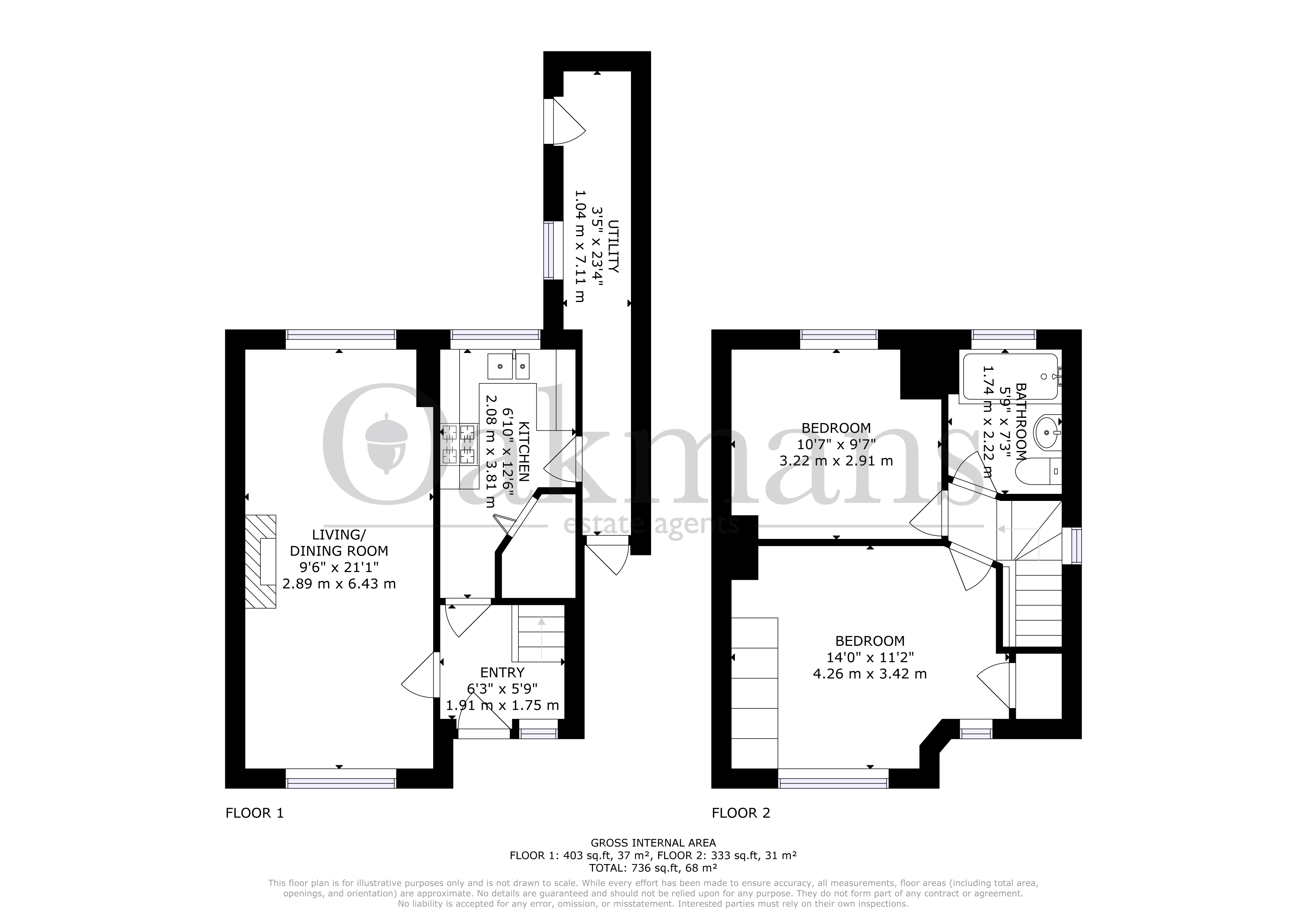 LOWER WHITE ROAD, BIRMINGHAM floorplan