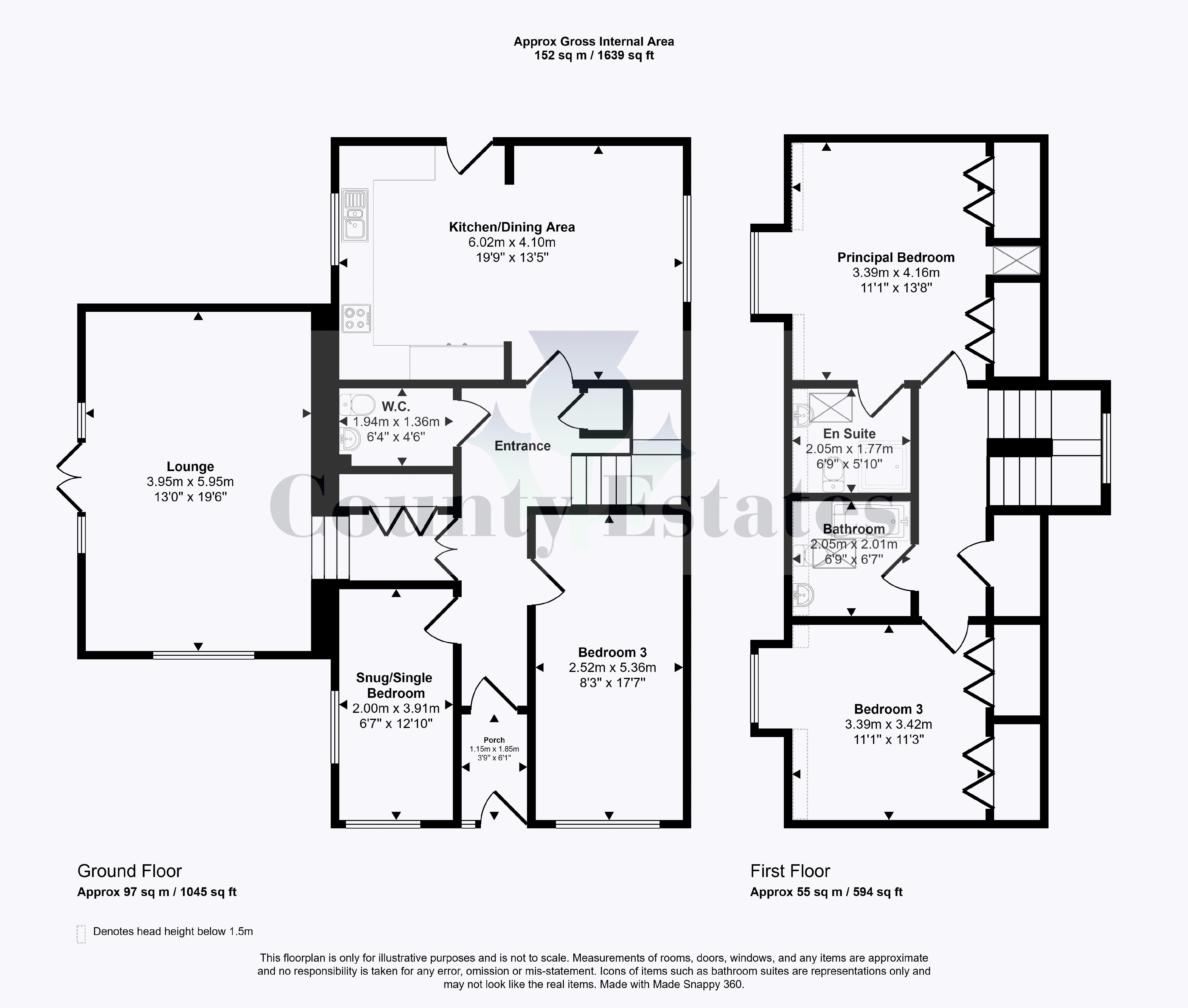 3, Cowden Park, Alloa floorplan