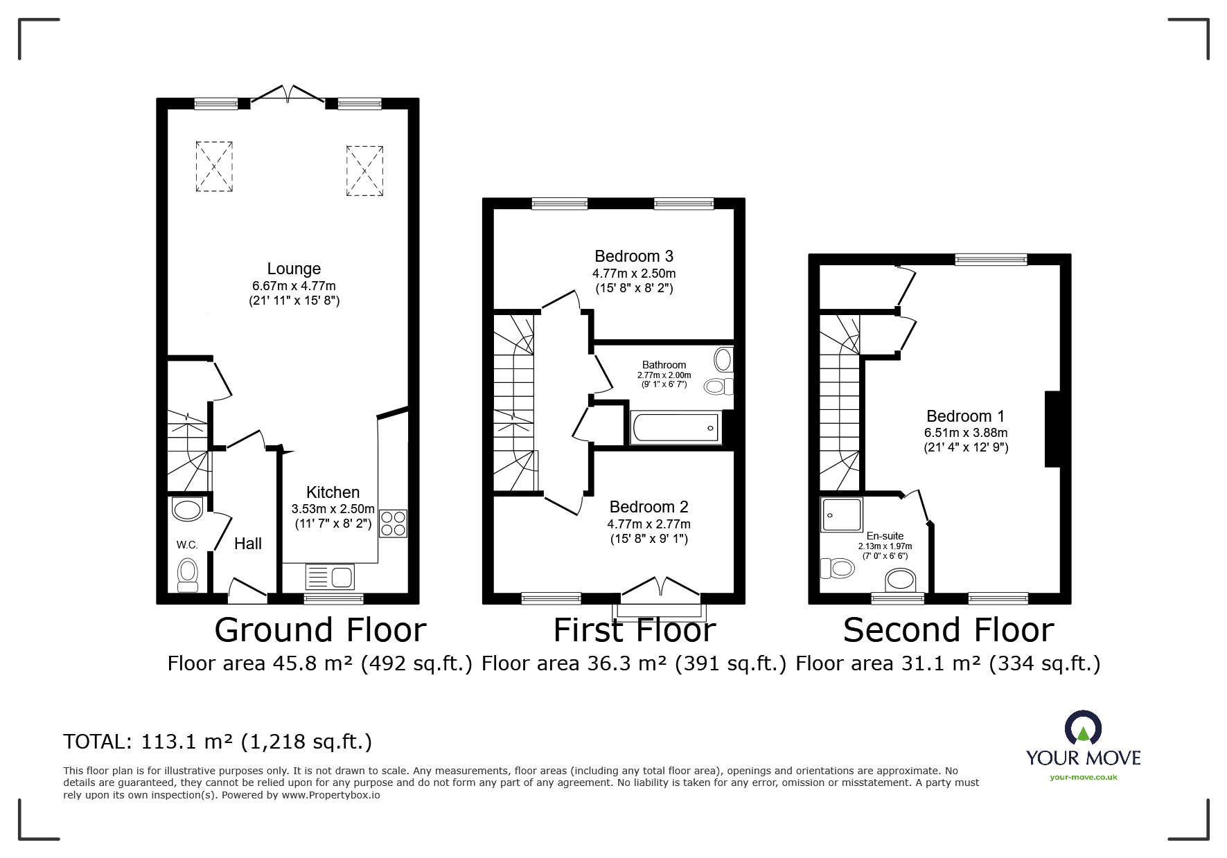 43, Observatory Way, Kent floorplan