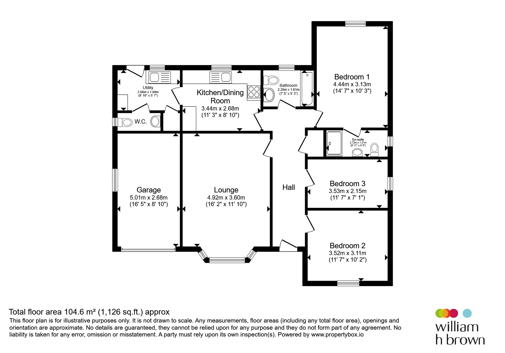 3, Sandringham Court, Spalding floorplan