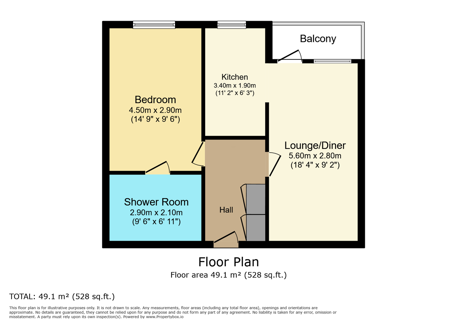 53 Railway View, Rastrick floorplan