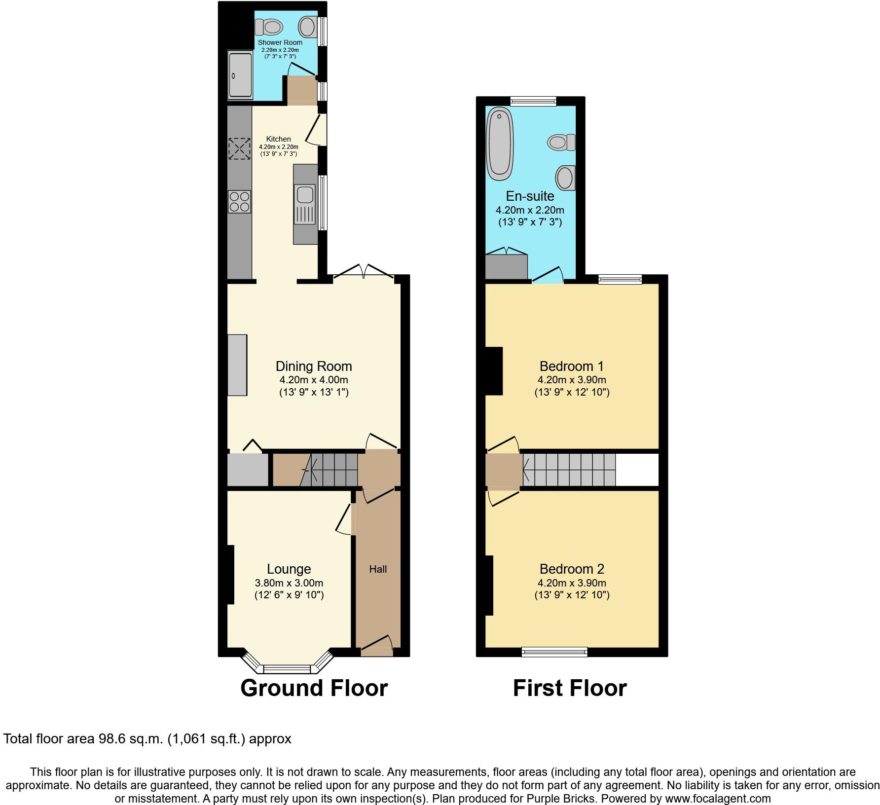 4, Welbeck Street, Worksop floorplan