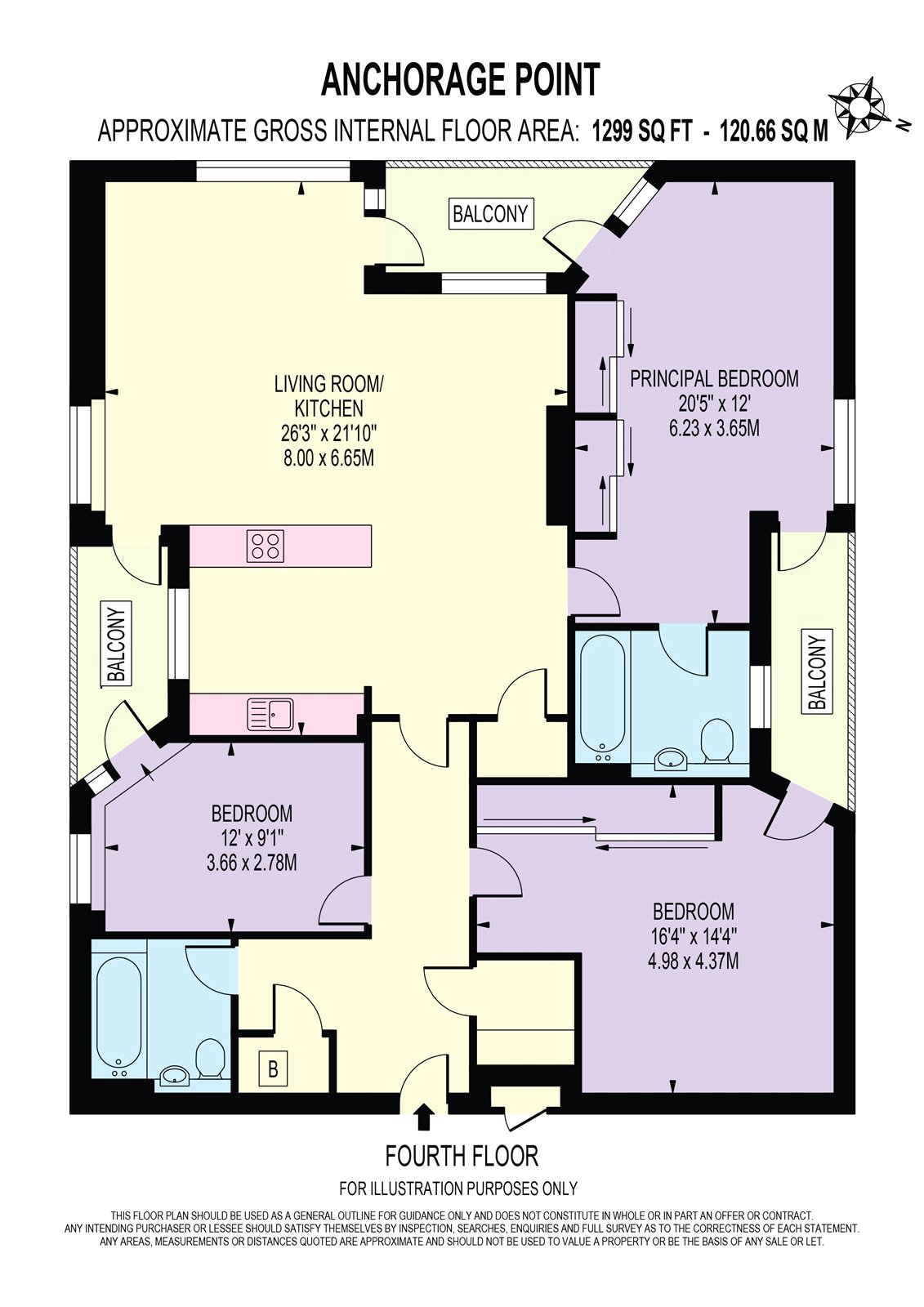 Cuba Street, London floorplan