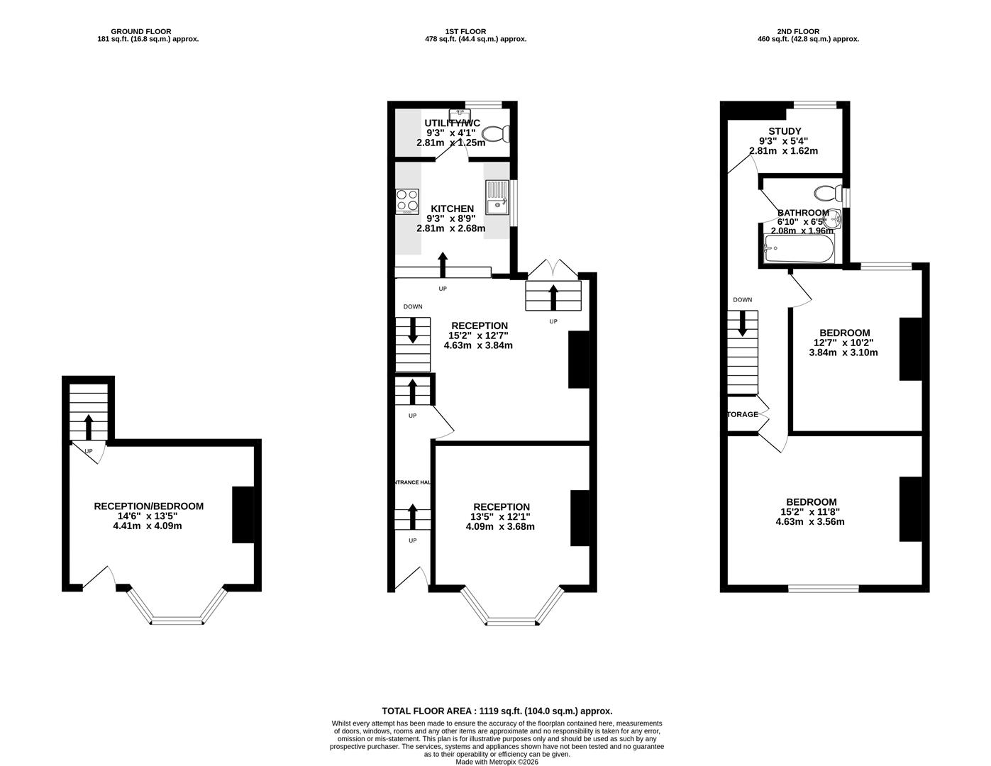 7, Cotswold Road, Bristol floorplan