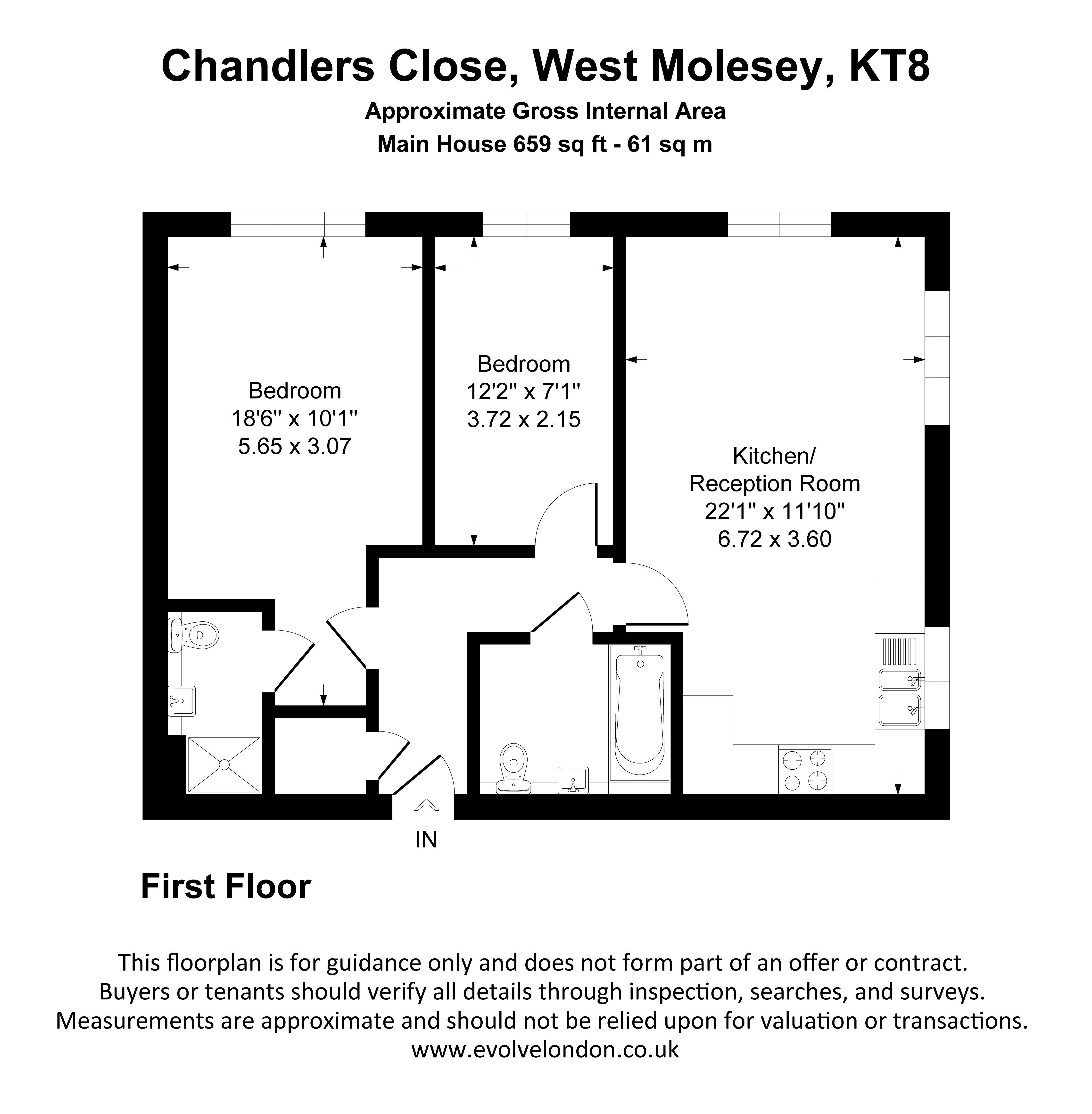 30, Chandlers Close, Surrey floorplan