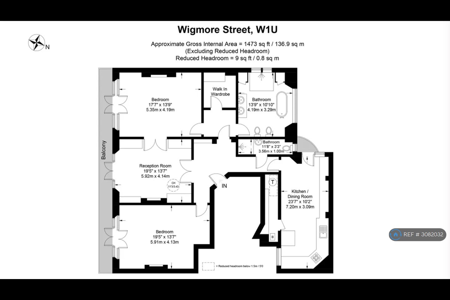 Wigmore St, London floorplan